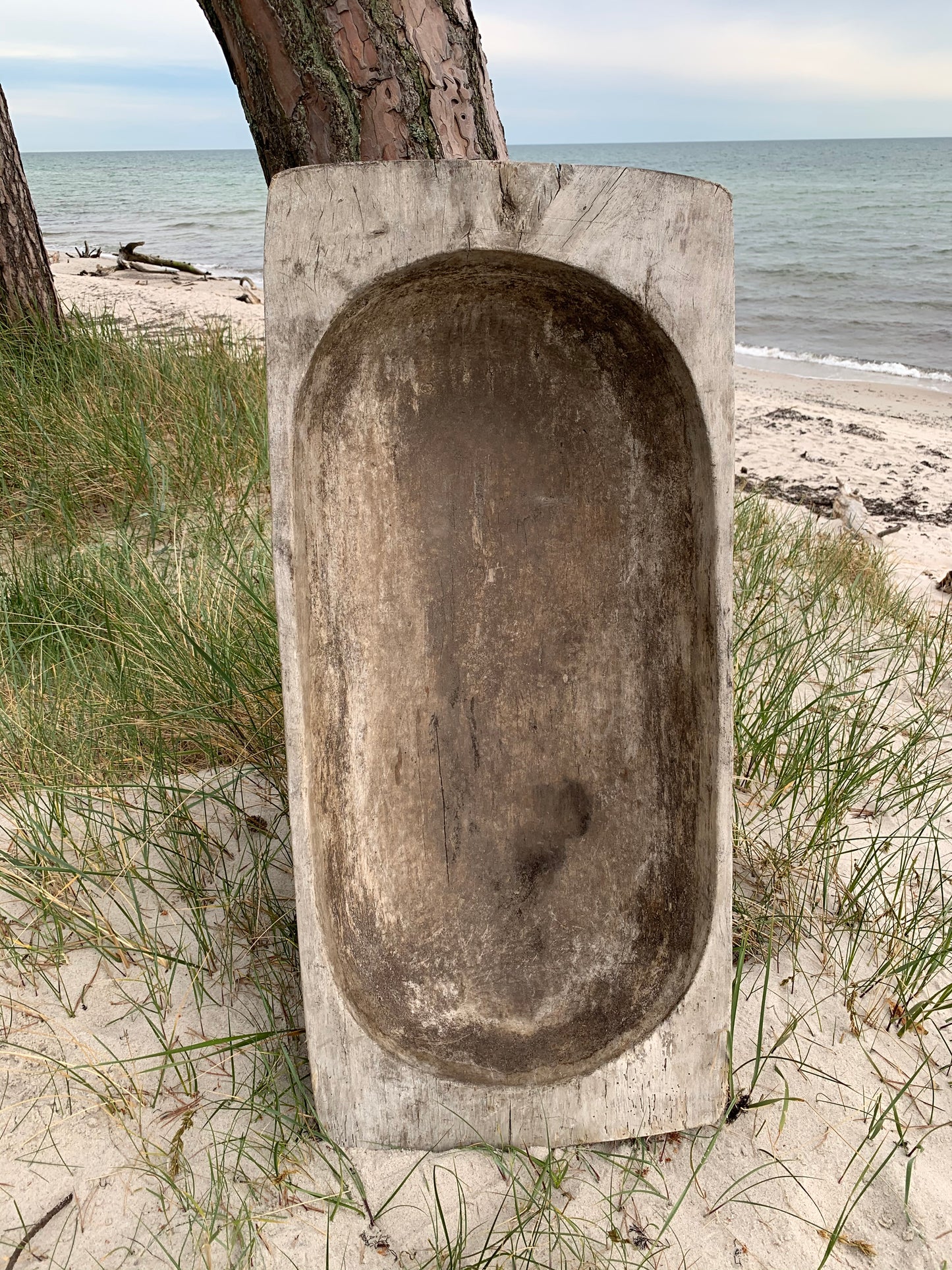 Große Bügelsohle oder Bügelsohle mit viel Patina
