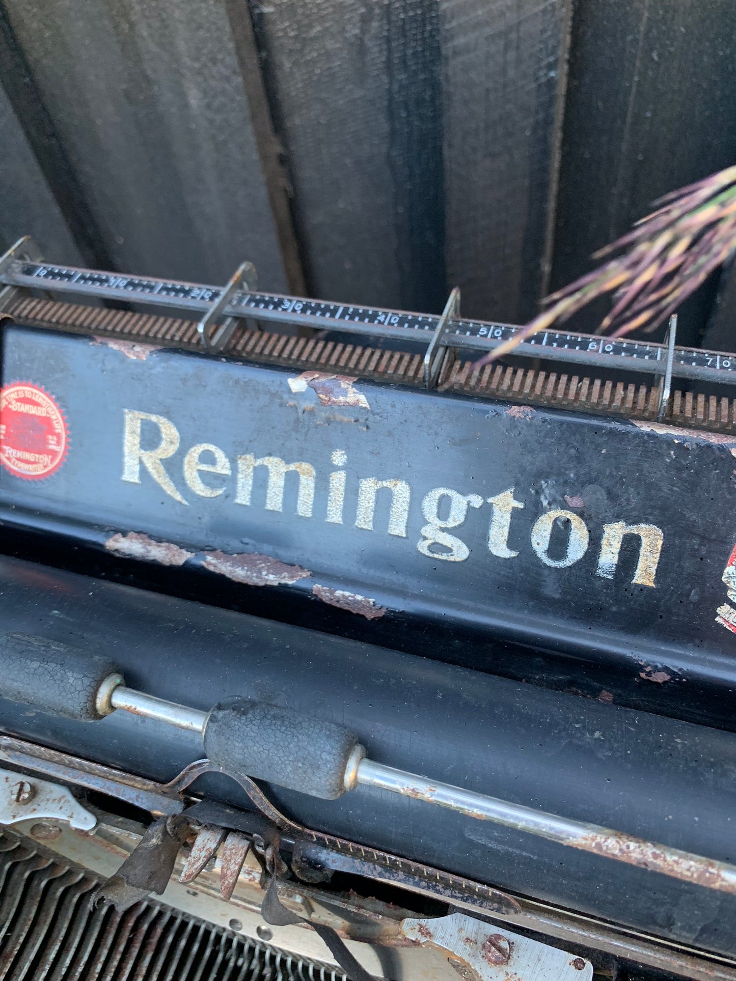 Remington Schreibmaschine mit schöner Patina