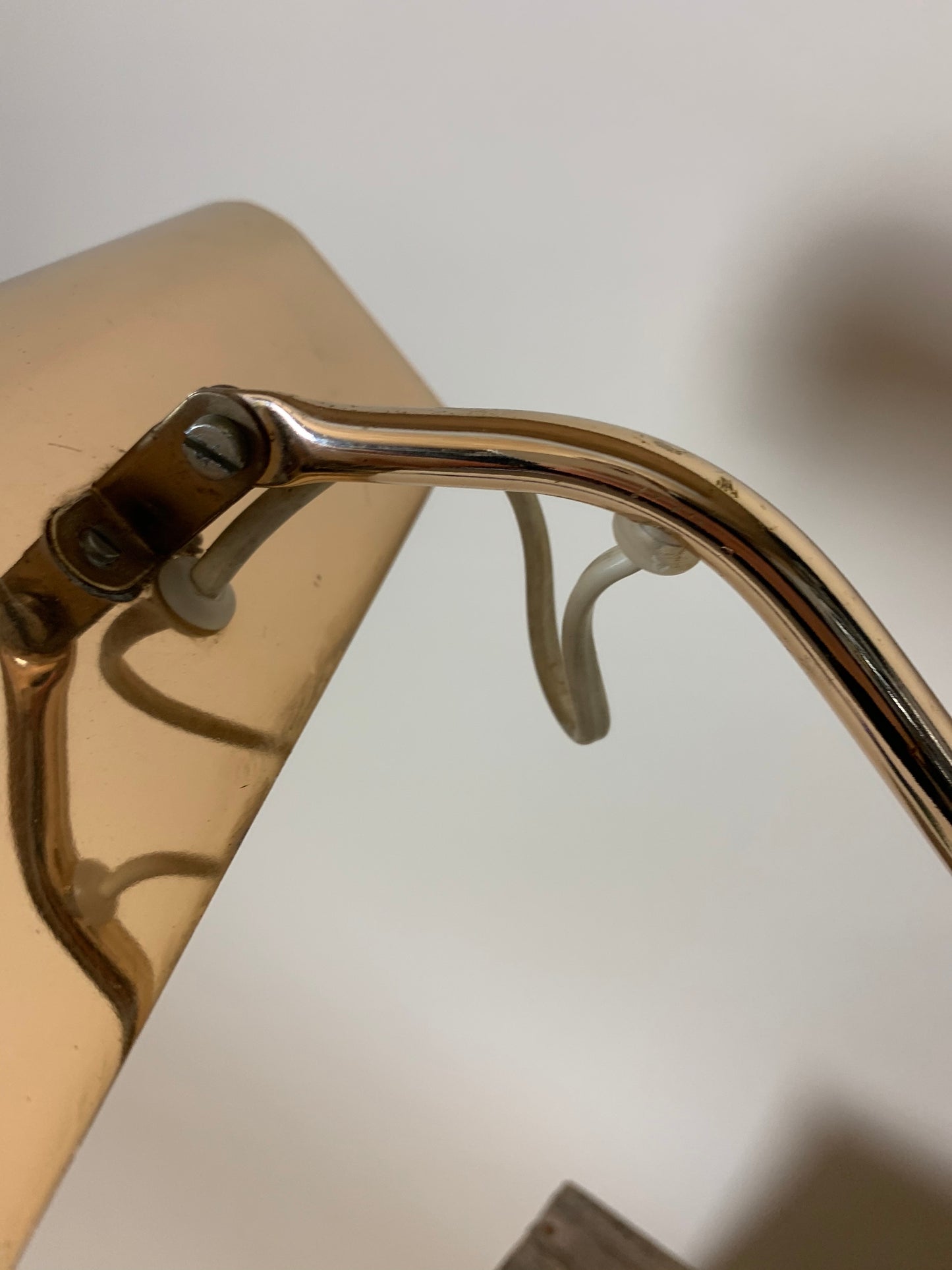 Lampe aus Messing