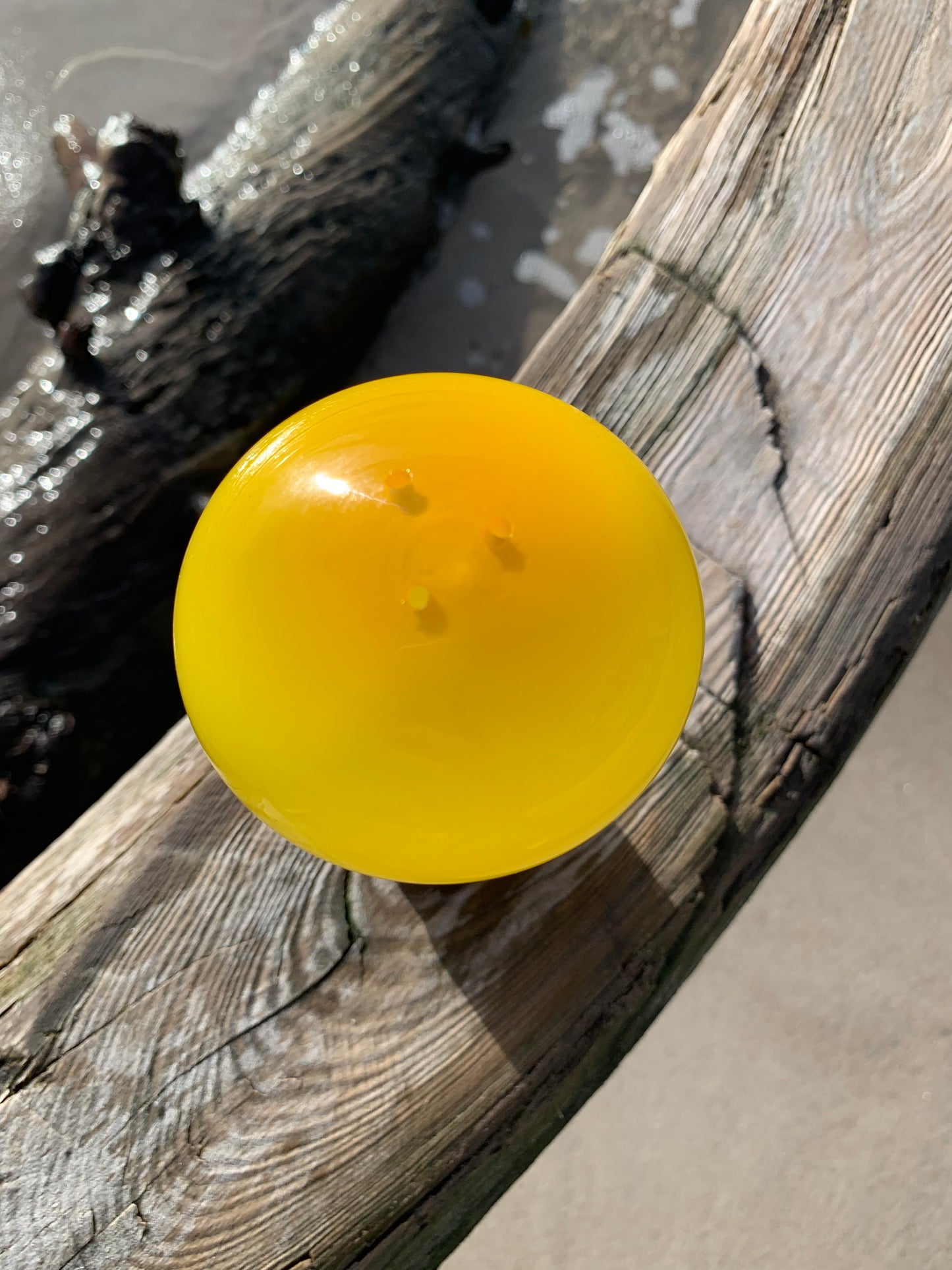 Holmegaard Palet Strohglas - Gelb