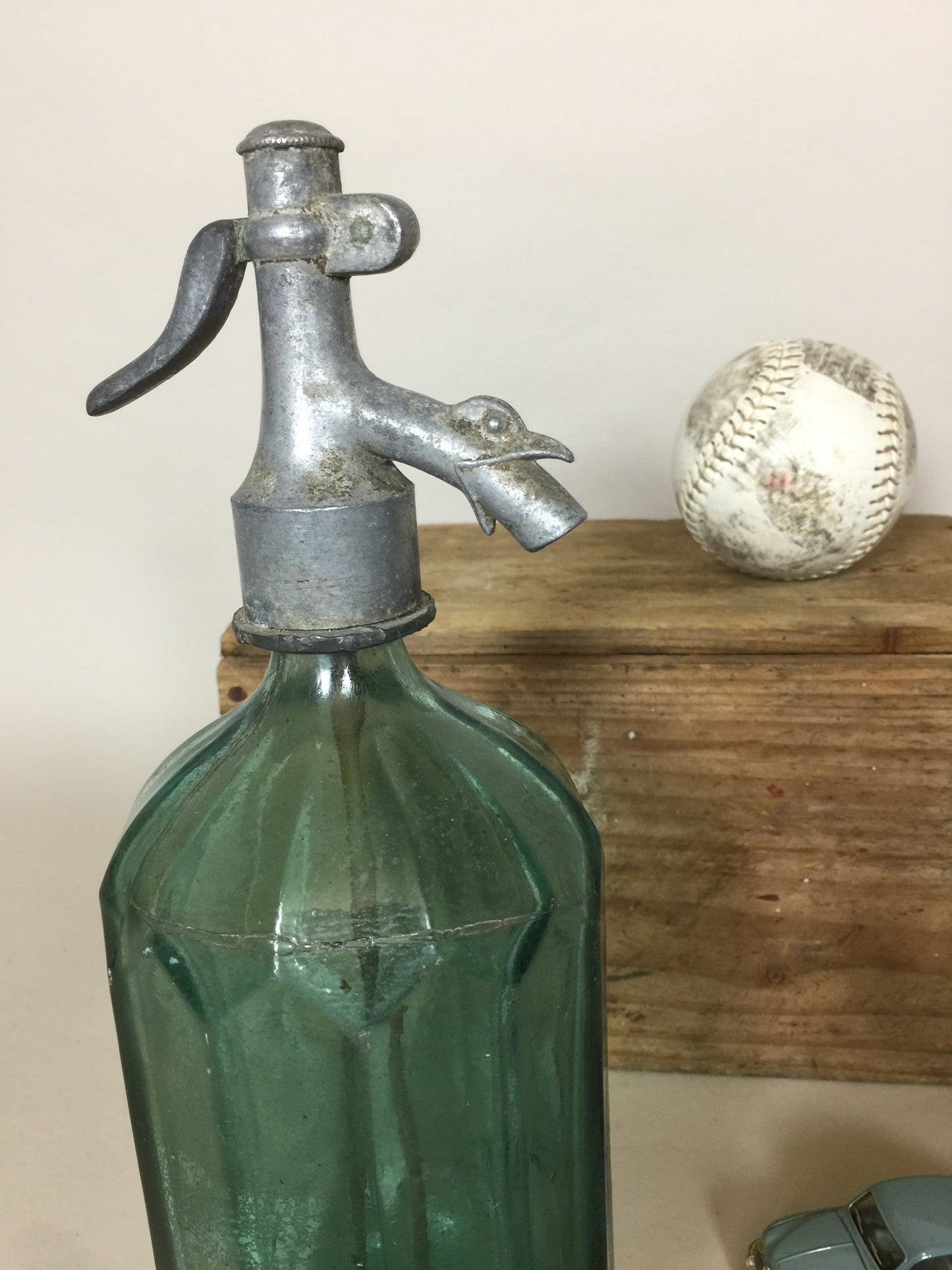 Alte französische Siphonflasche