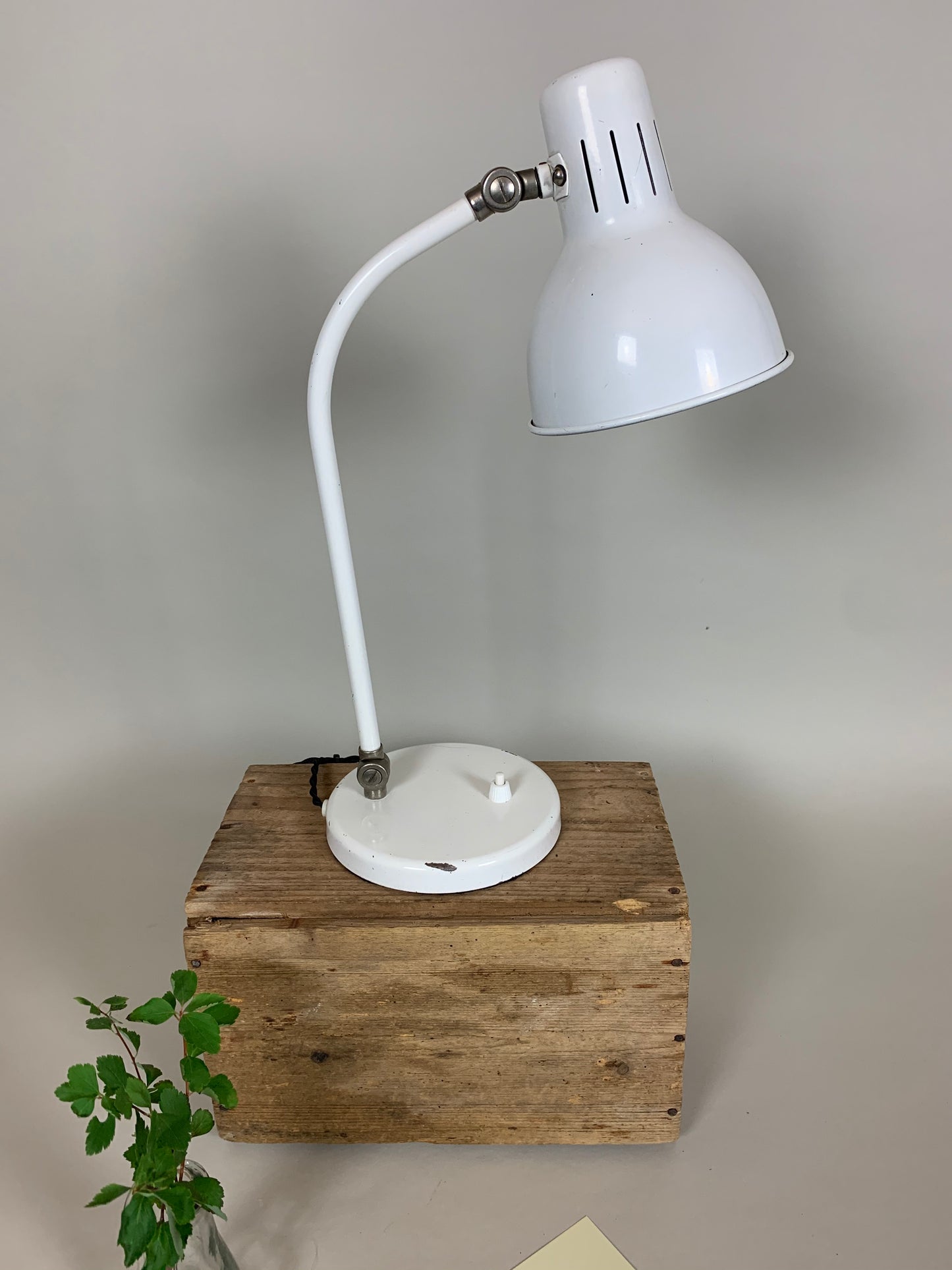 Vintage Lampe - Weiß