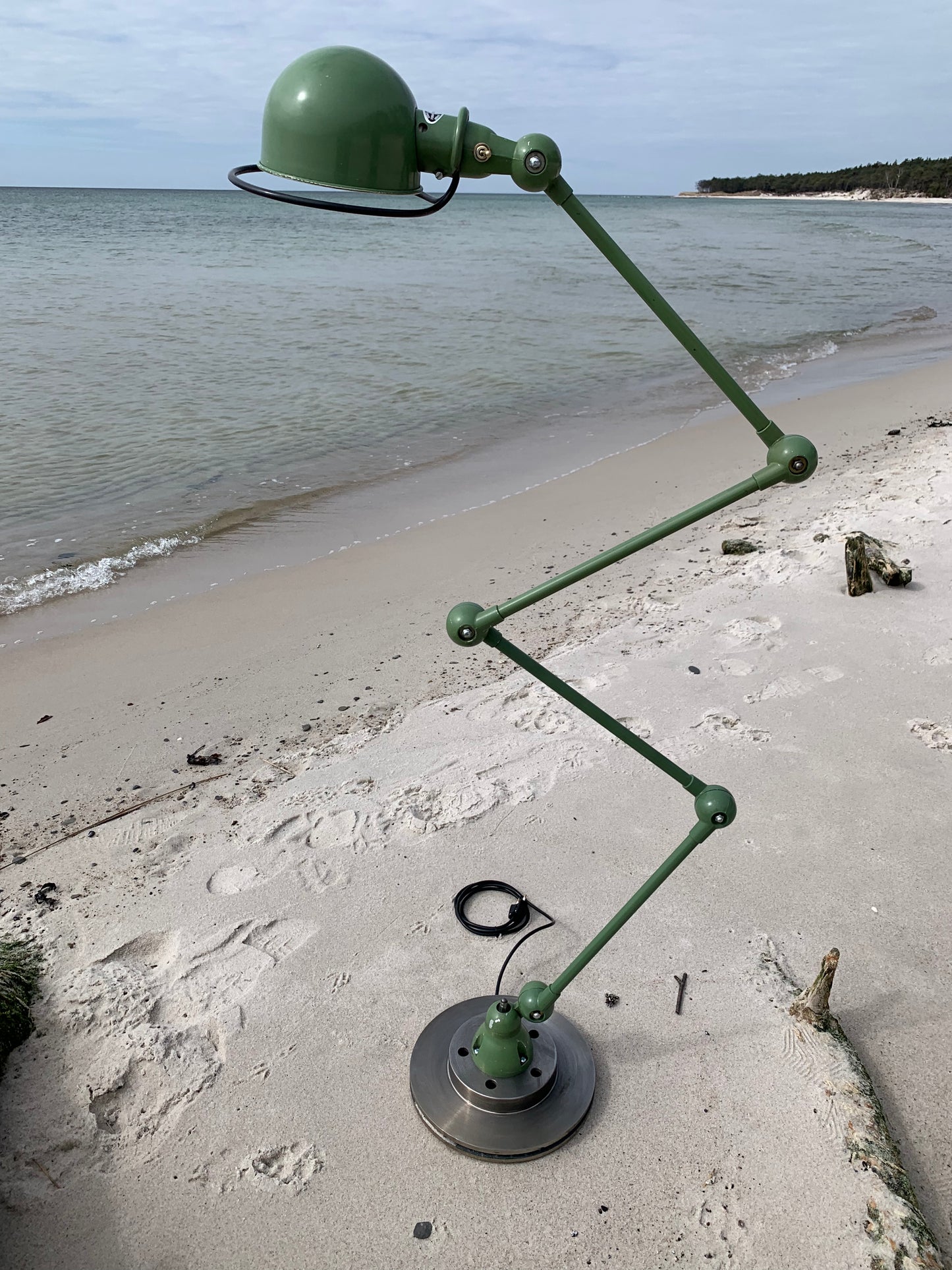 Jieldé Stehlampe mit 4 Armen - Grün