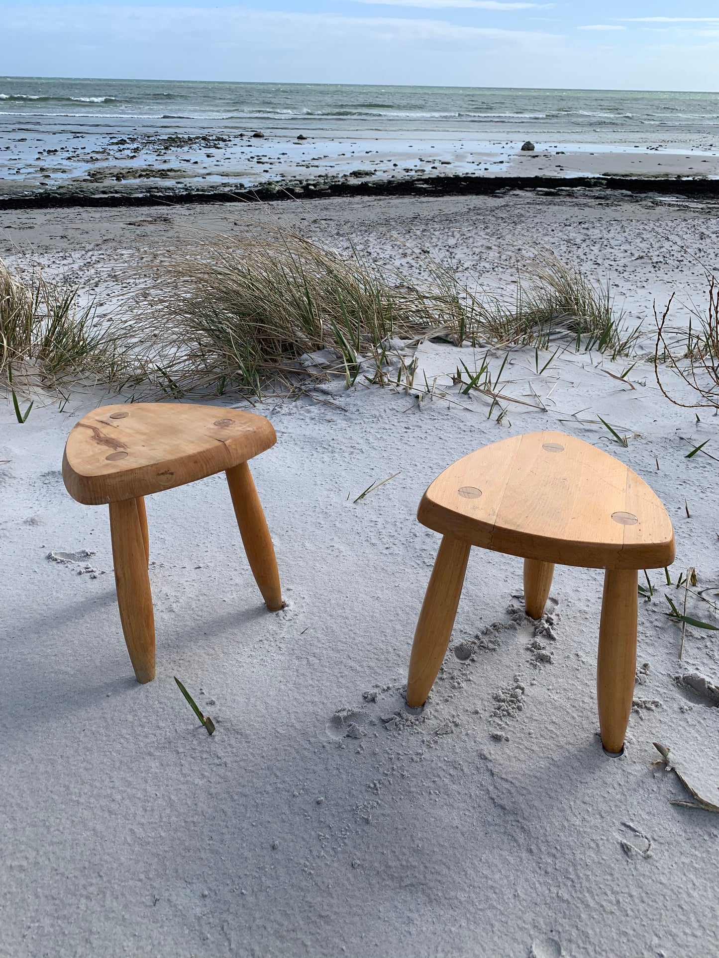 Kleiner Hocker aus Holz