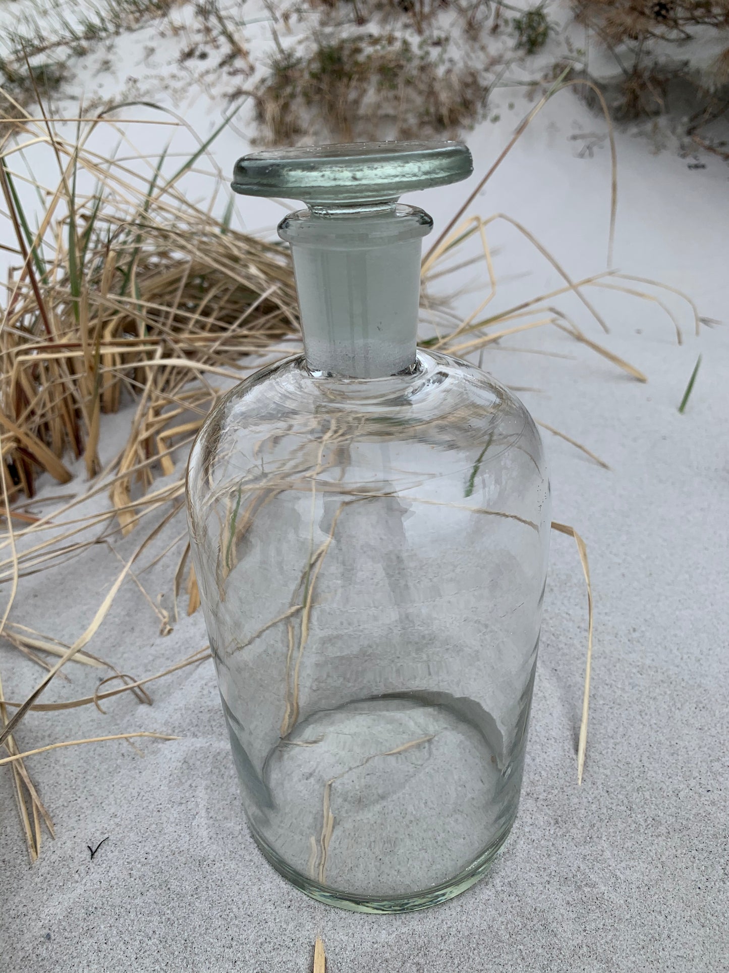 Apothekerflasche aus Klarglas