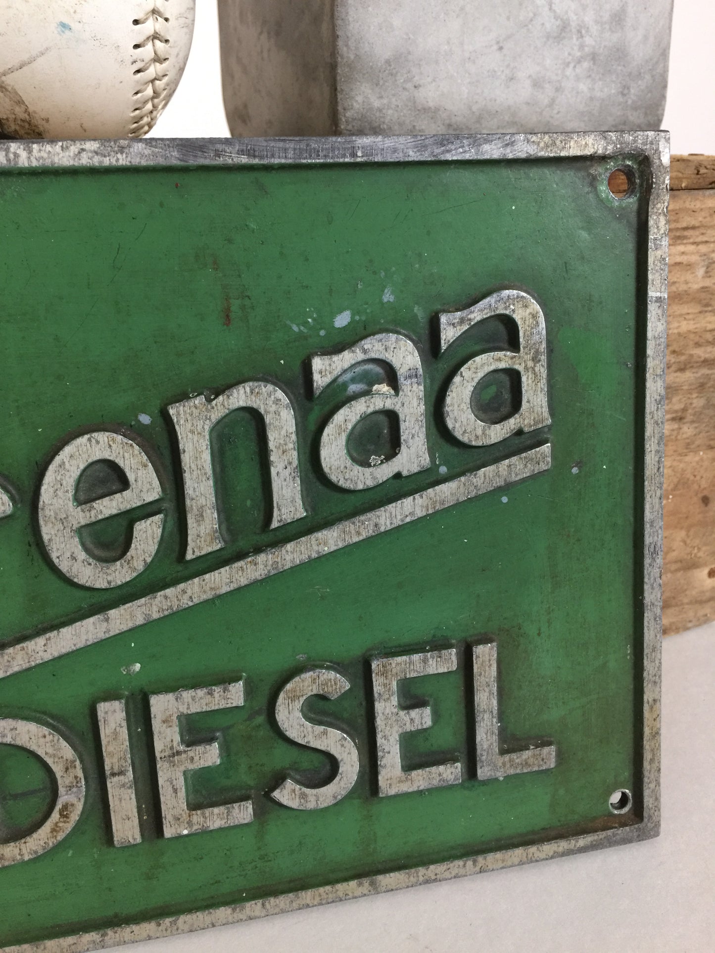 Rohes und leckeres Schild aus Dänemark