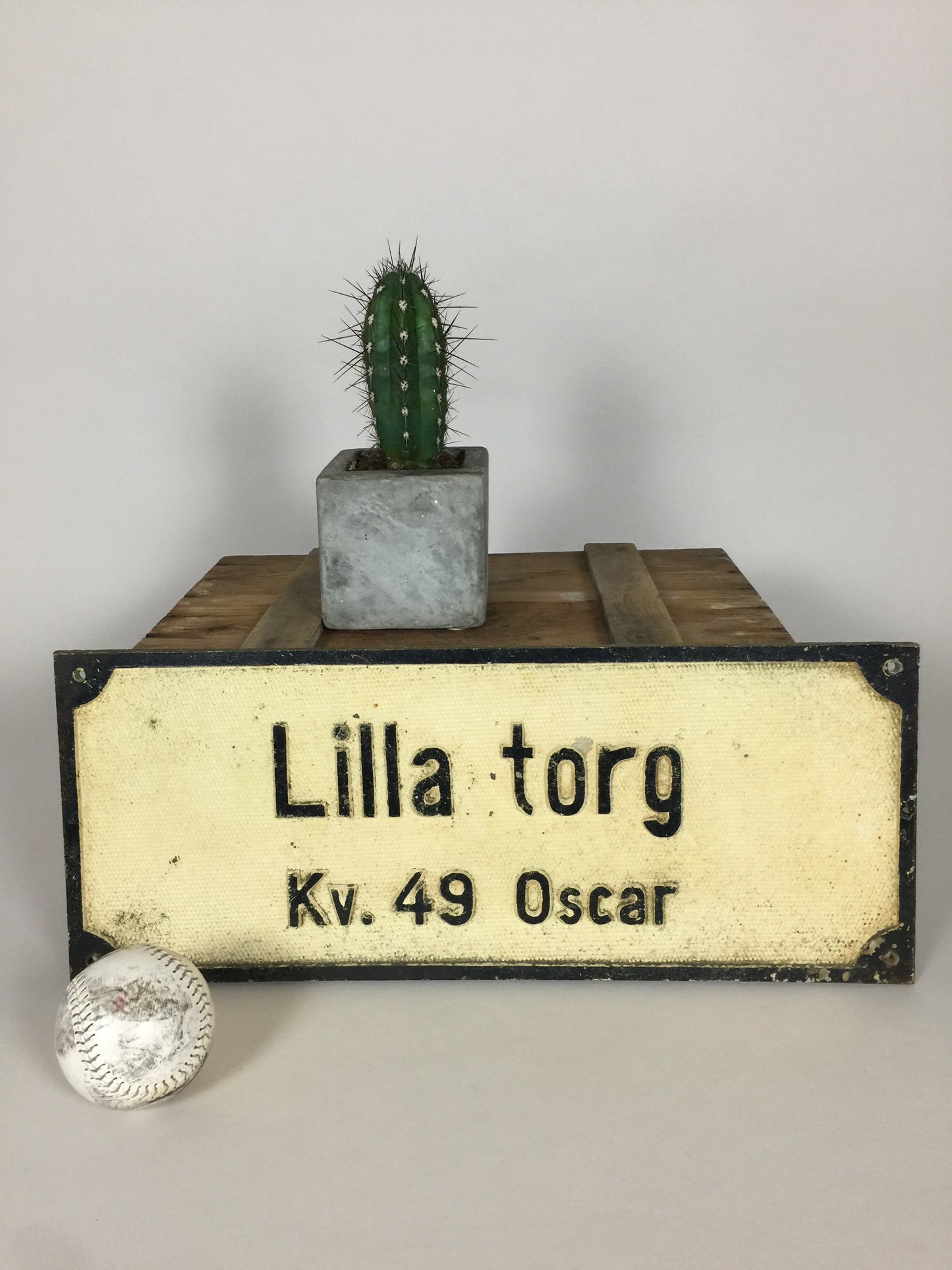 Straßenschild aus Schweden