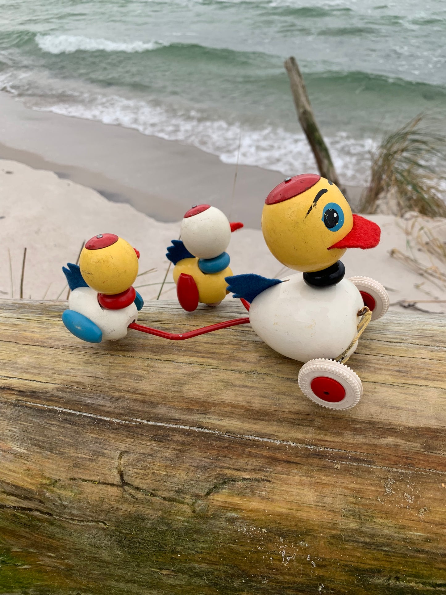 Brio-Ente mit Küken