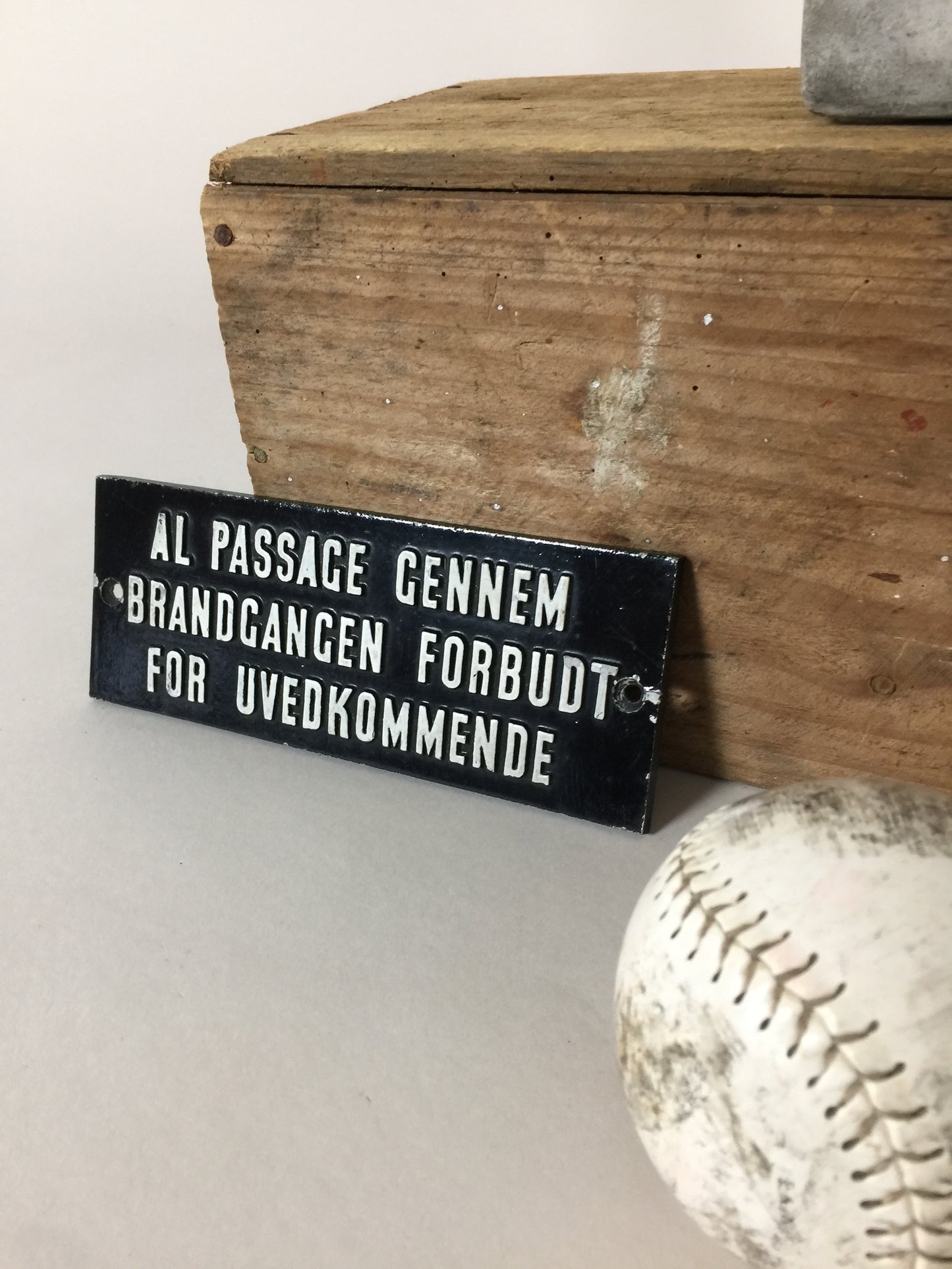 Lustiges altes Schild