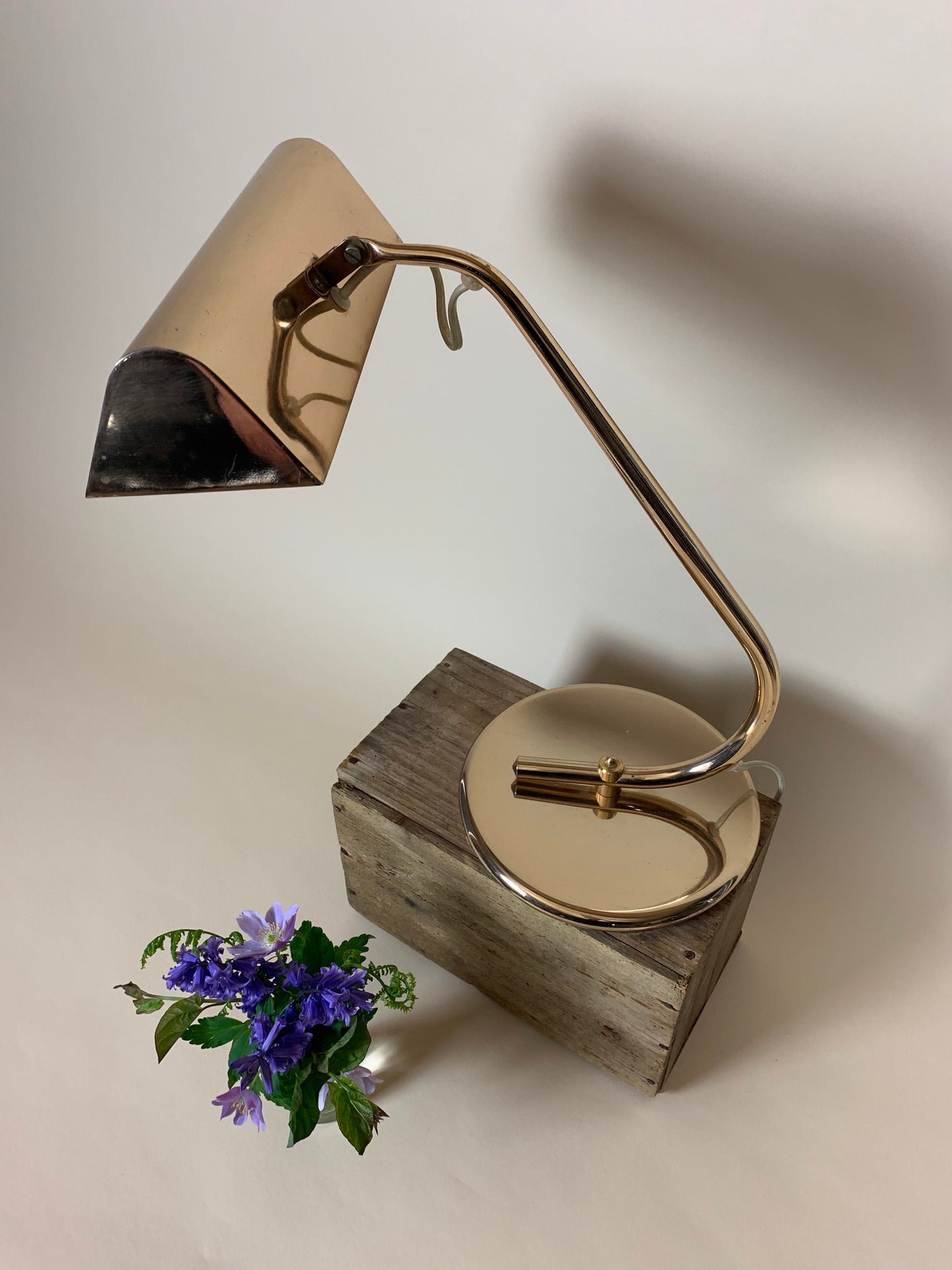 Lampe aus Messing