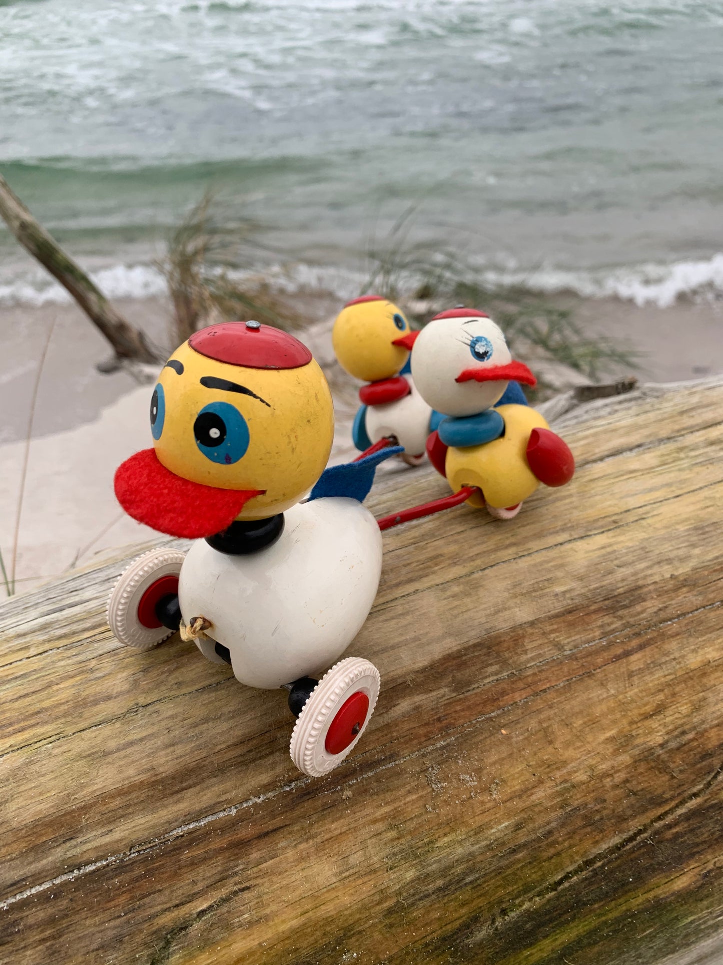 Brio-Ente mit Küken