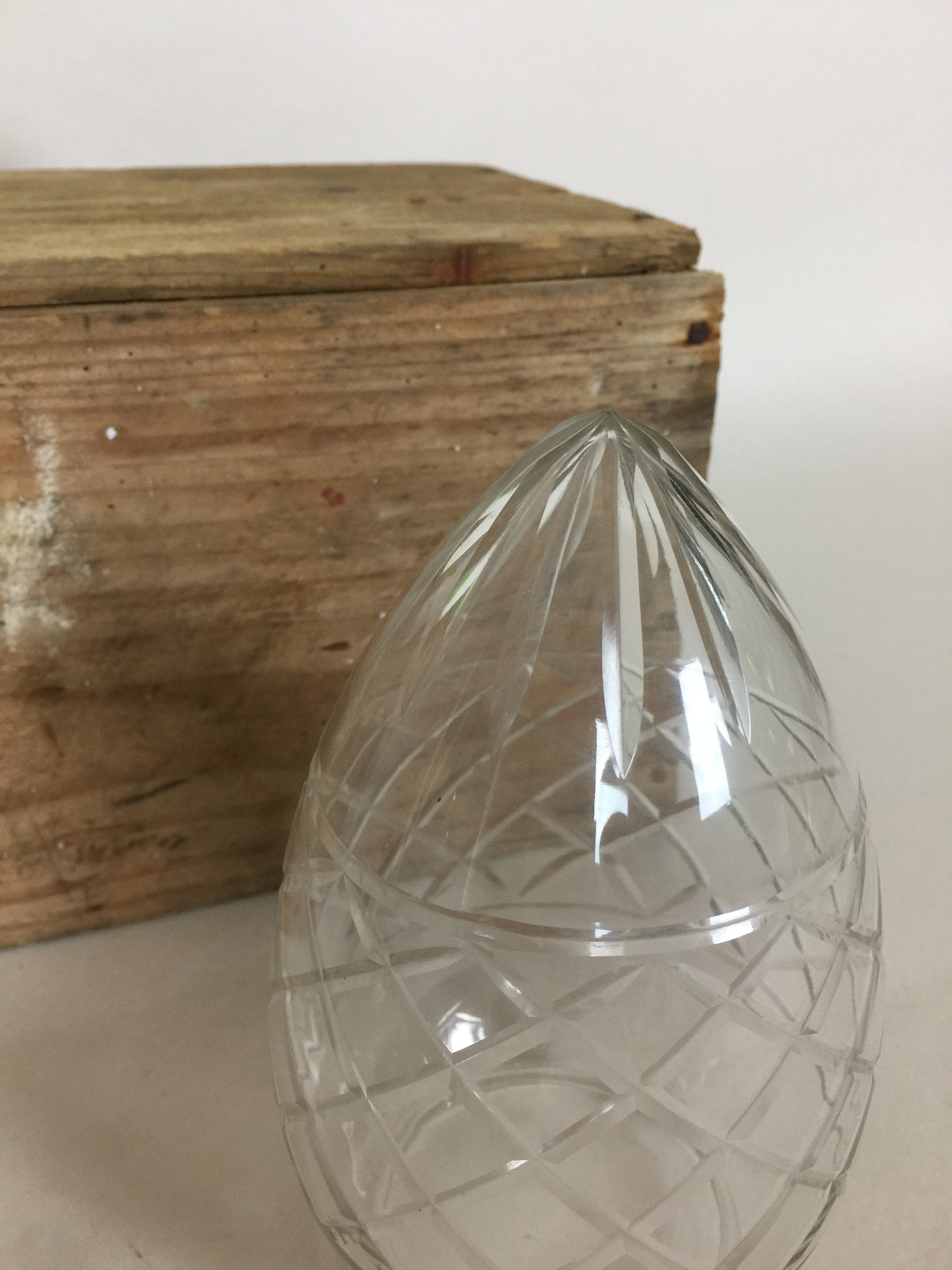 Schönes altes Lampenglas