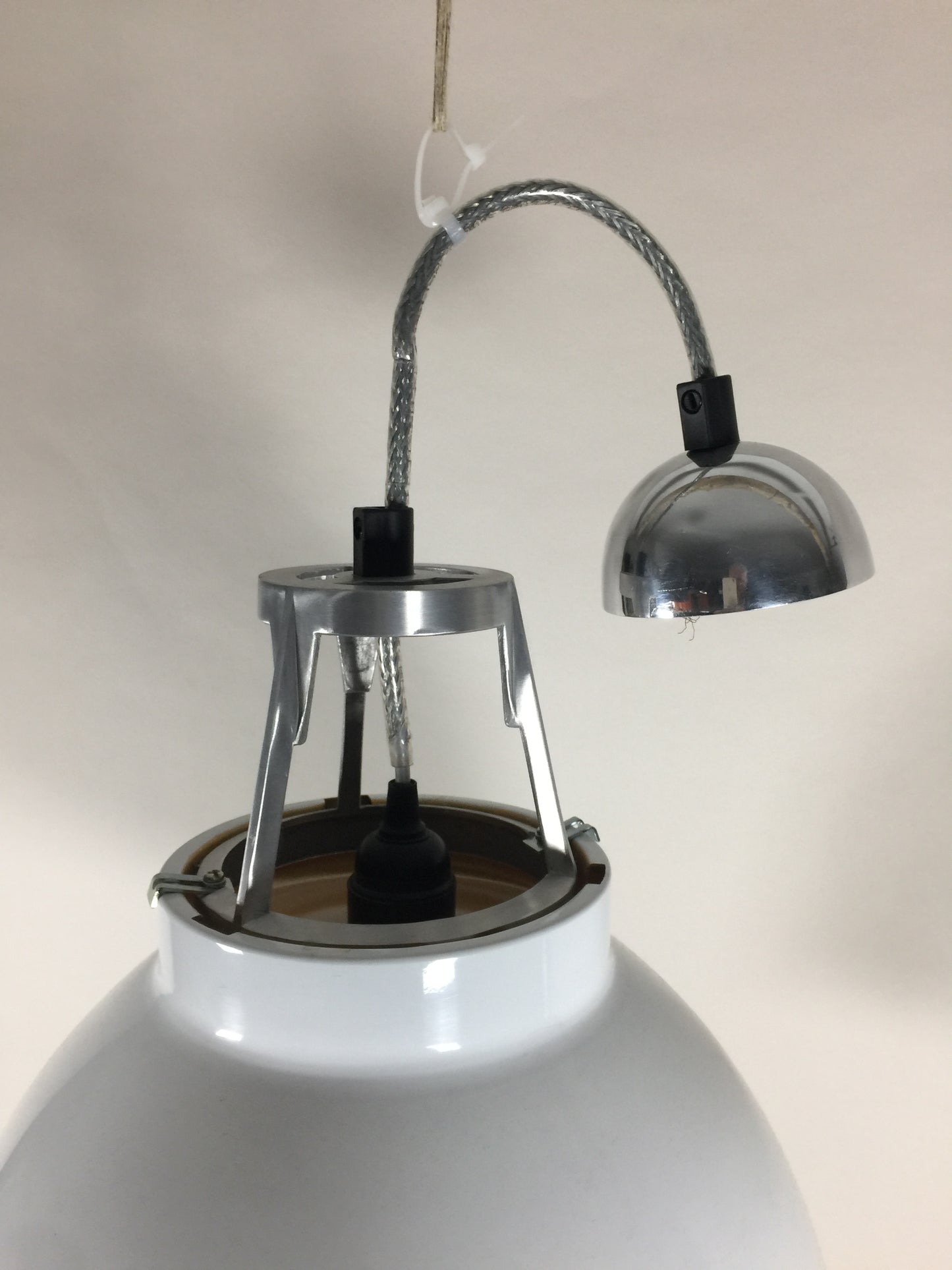 Original BTC Lampe - Titanweiß mit Gold