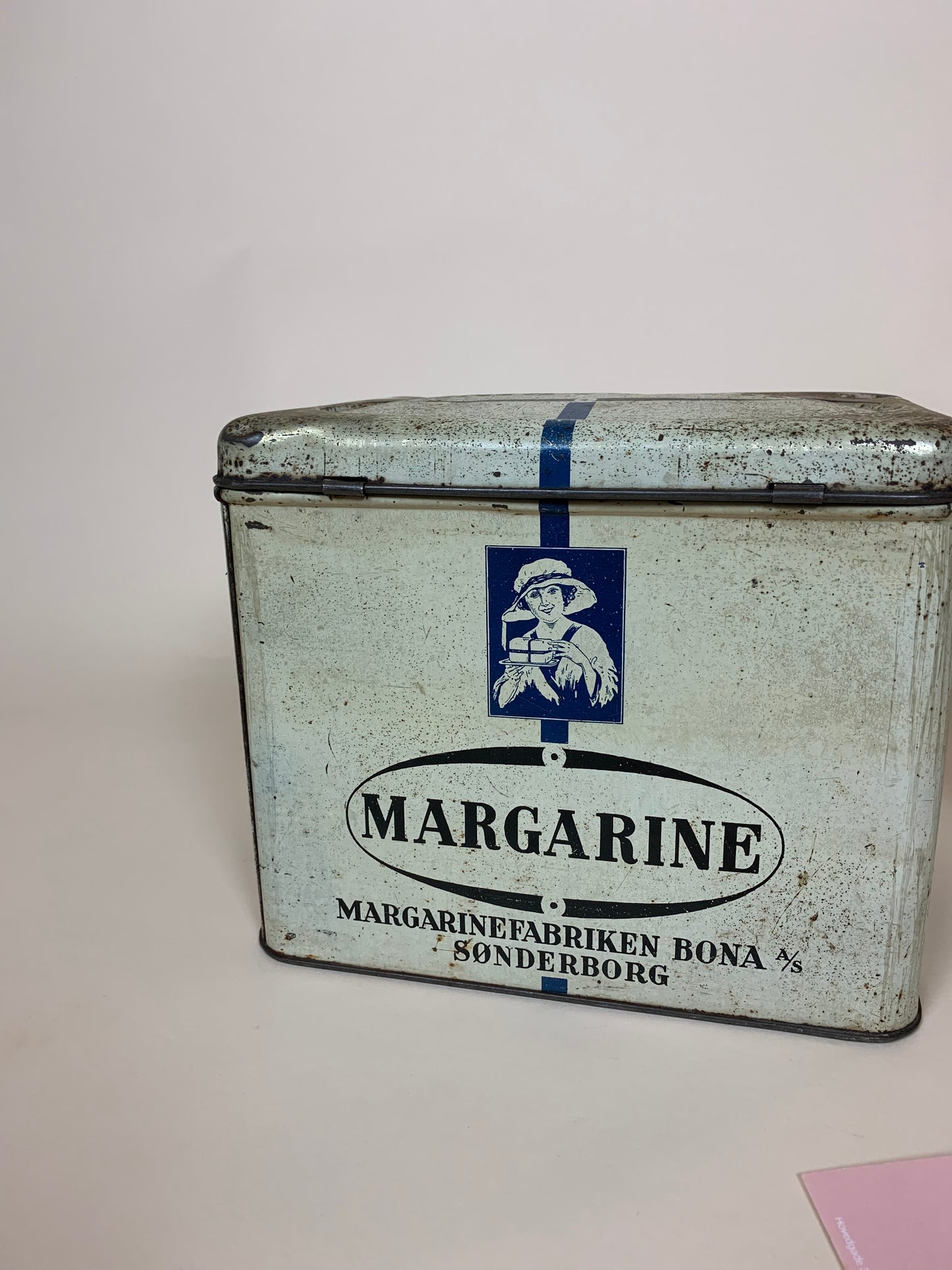 Schöne alte Margarinedose aus Sønderborg