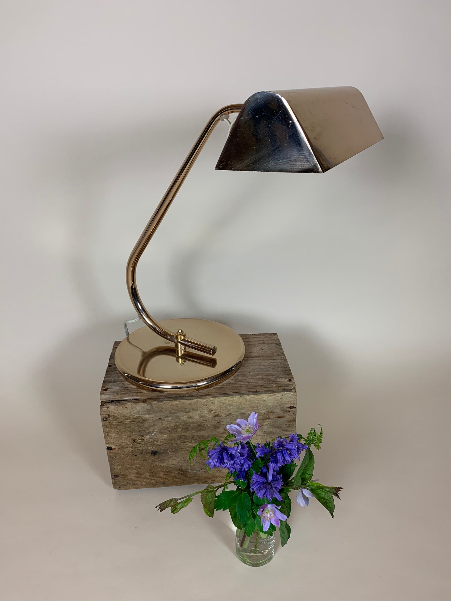Lampe aus Messing
