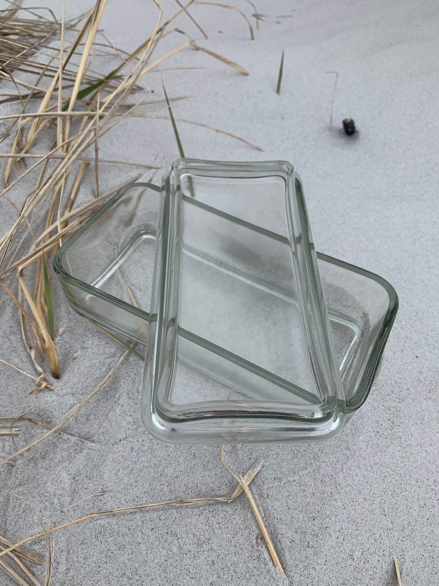 Glas mit Deckel