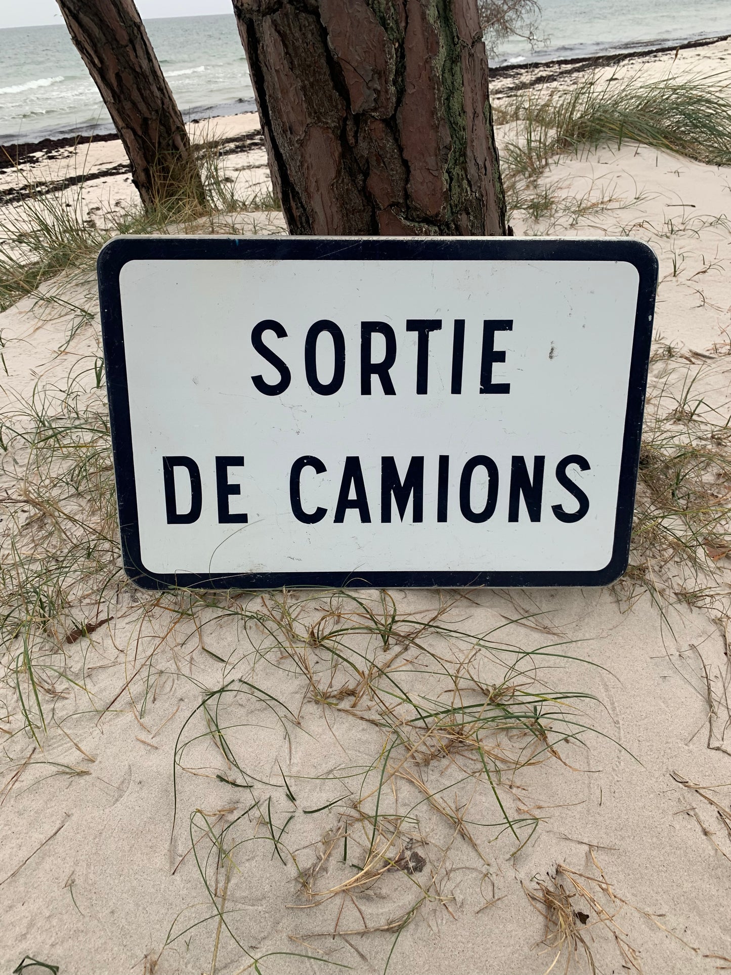 Lustiges Schild aus Belgien