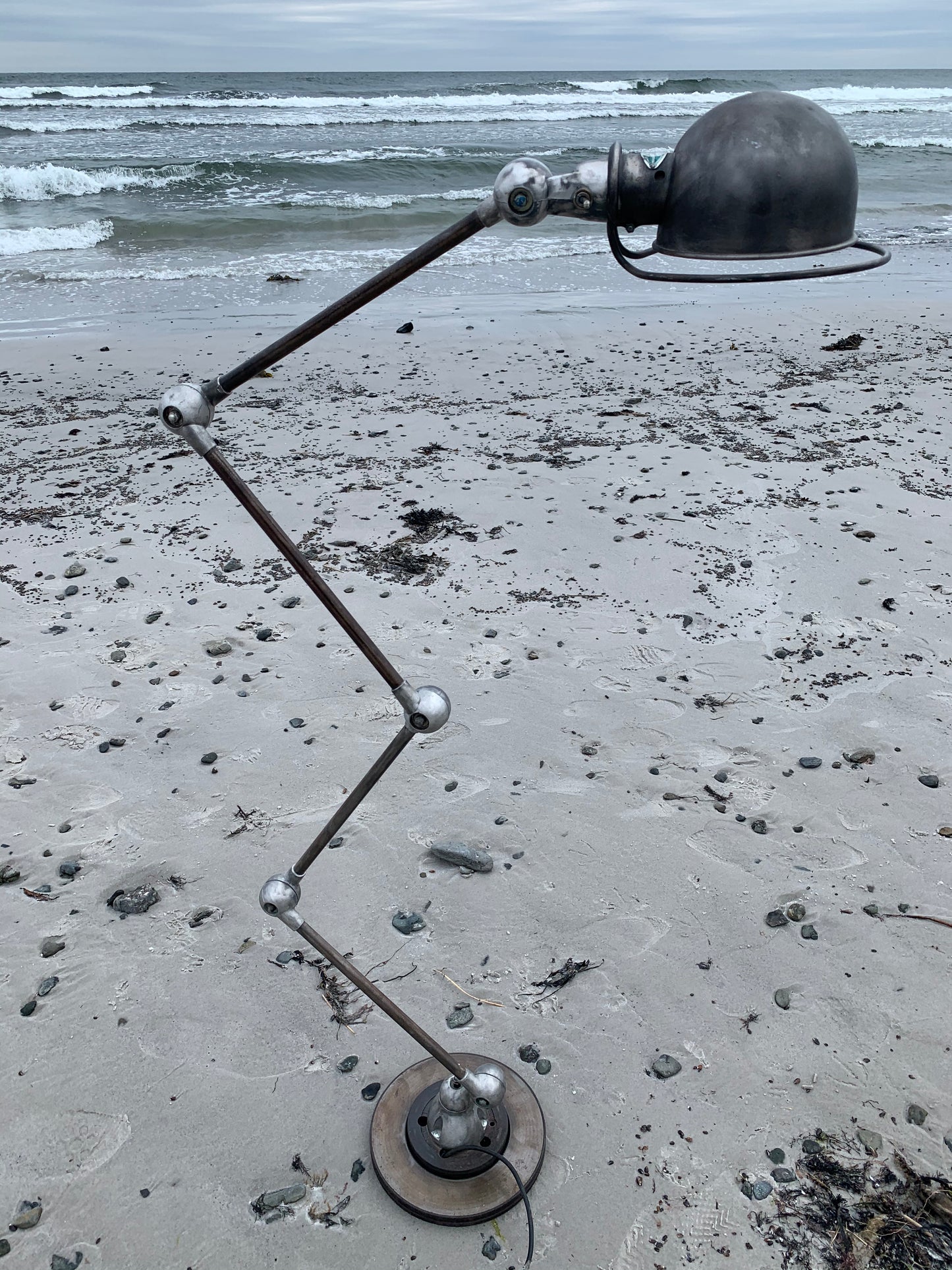 Jieldé Stehleuchte in roher Ausführung mit 4 Armen