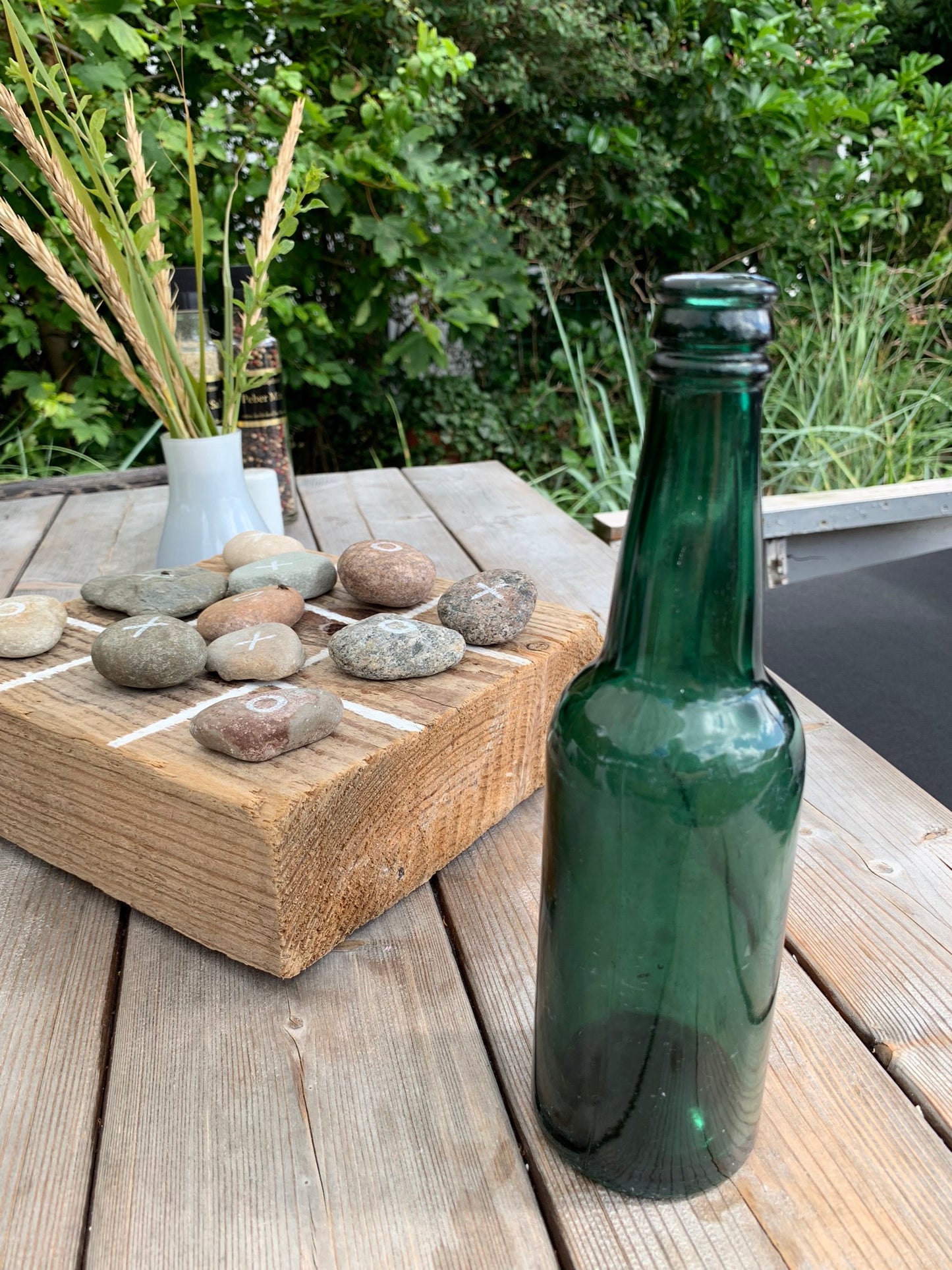 Alte grüne Bierflasche