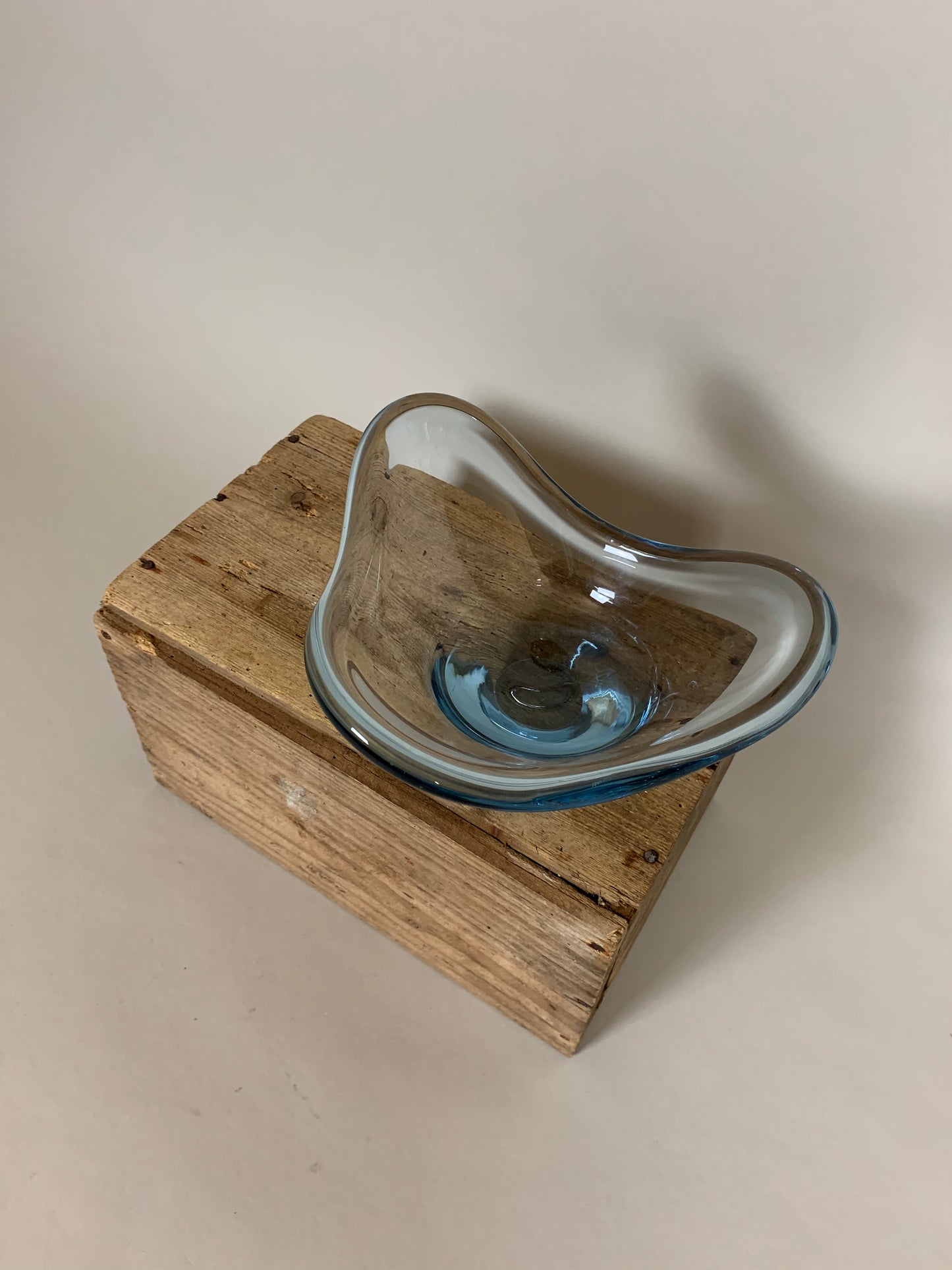 Holmegaard Glasschale - Blau