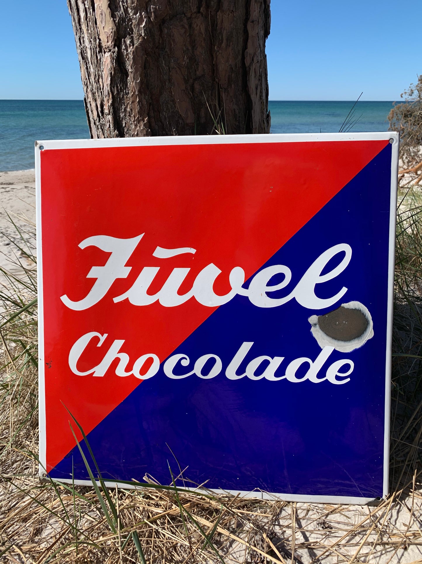 Schönes altes Schild für den Schokoladenliebhaber