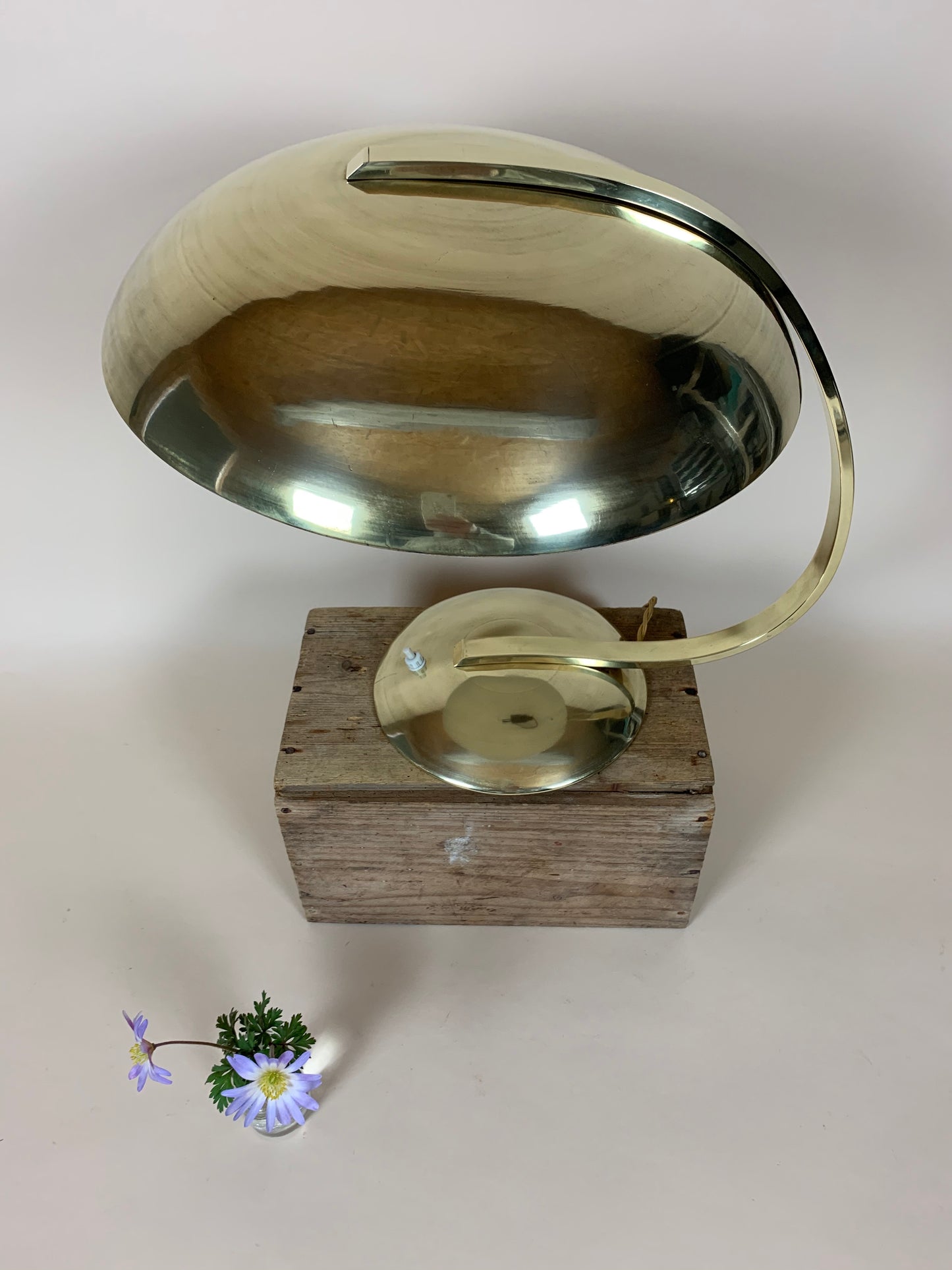Messinglampe von Hillebrand