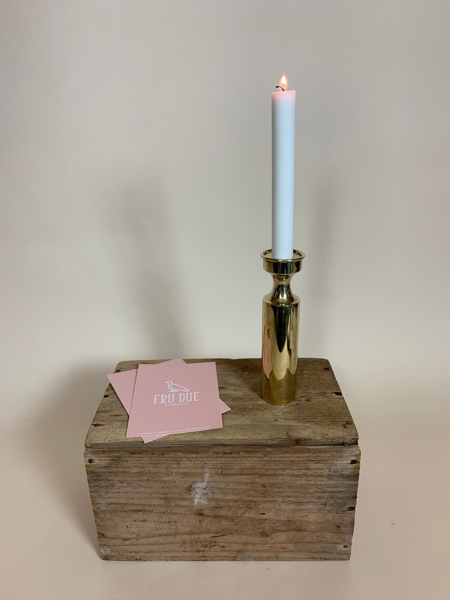Kerzenständer aus Messing - groß