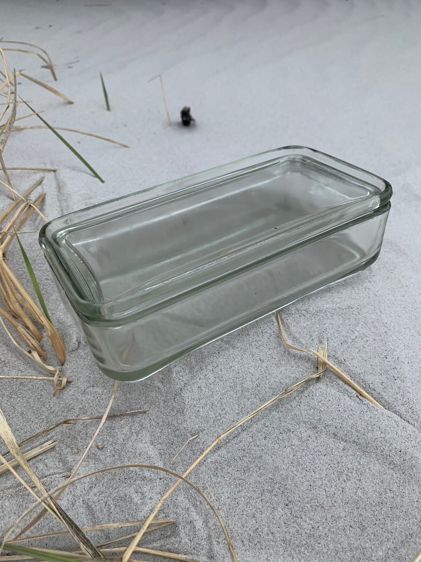 Glas mit Deckel
