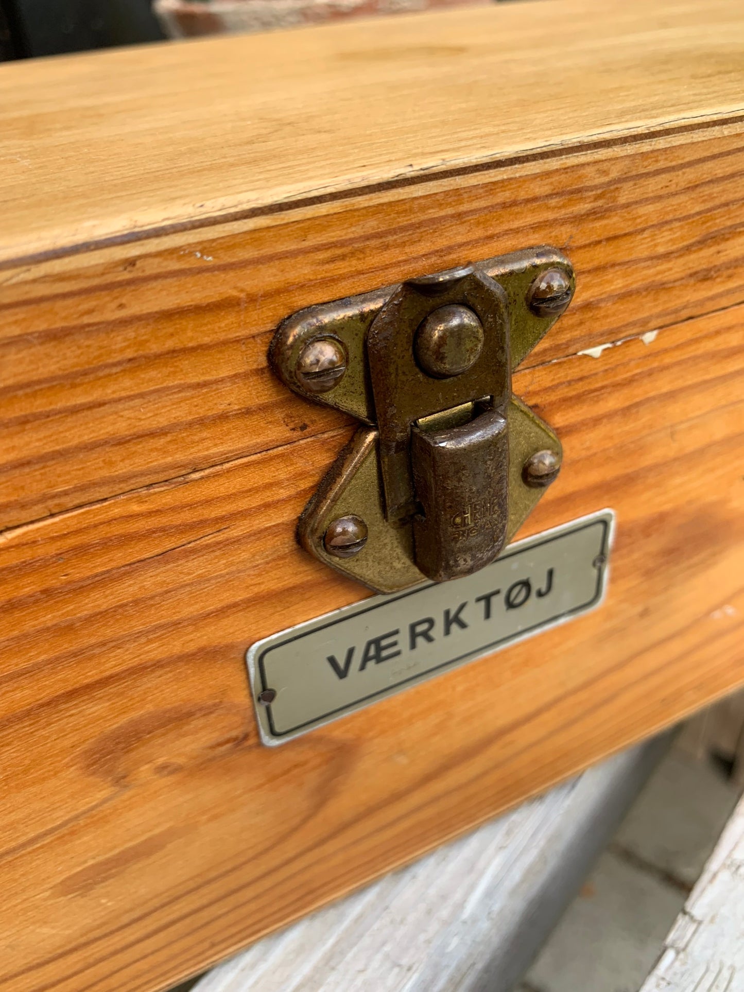 Werkzeugkasten aus Holz