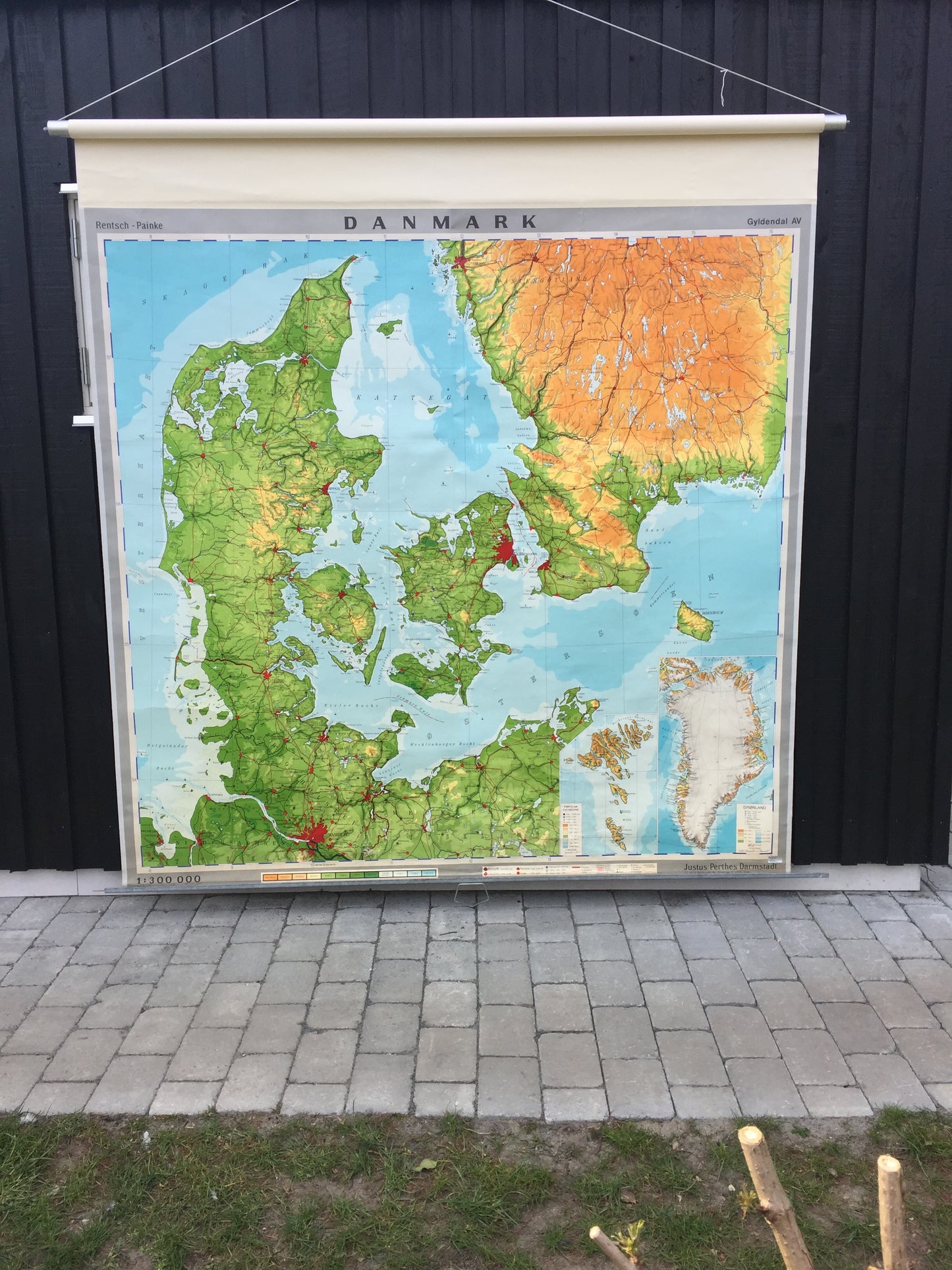Karte von Dänemark