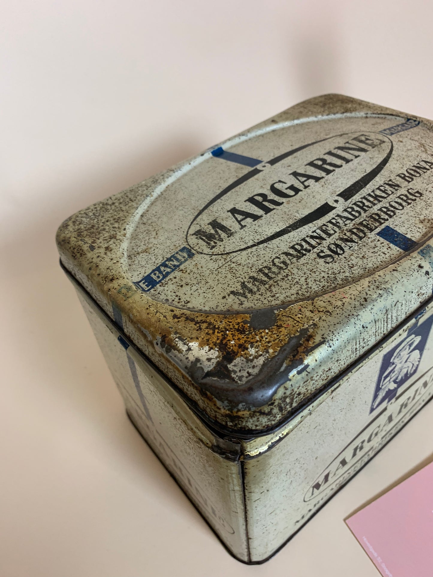 Schöne alte Margarinedose aus Sønderborg