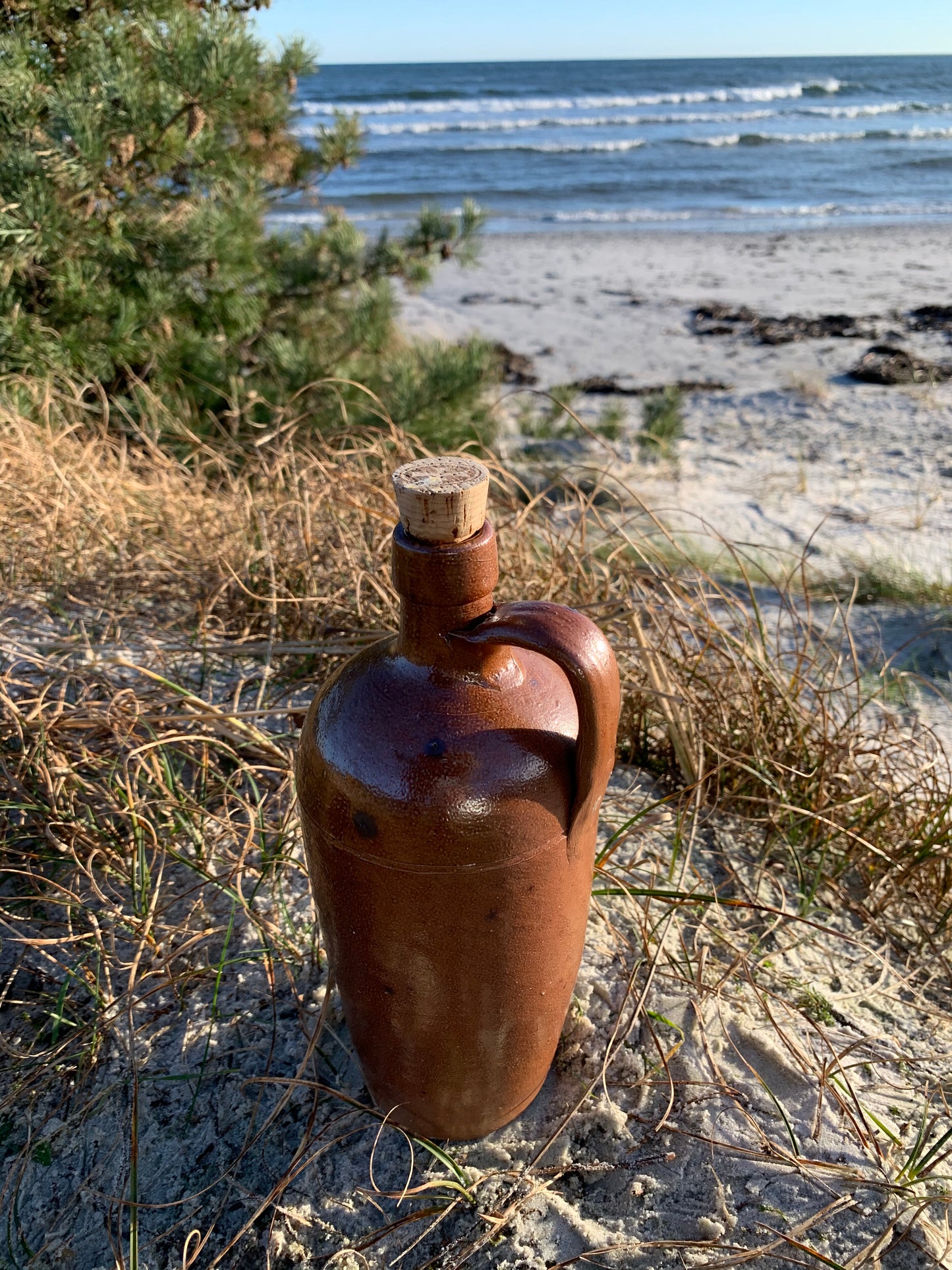 Schnapsflasche oder Kerzenhalter