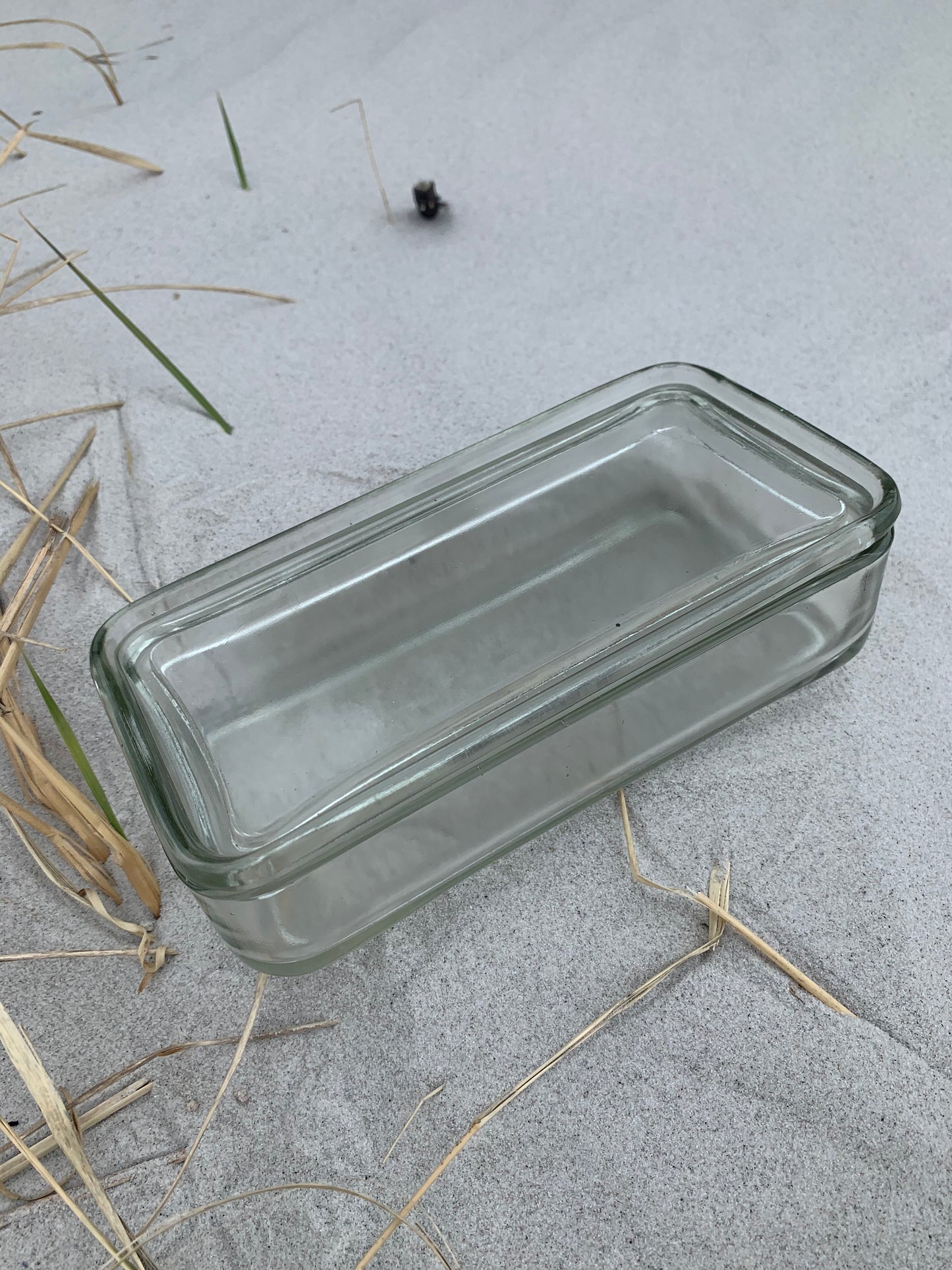 Glas mit Deckel