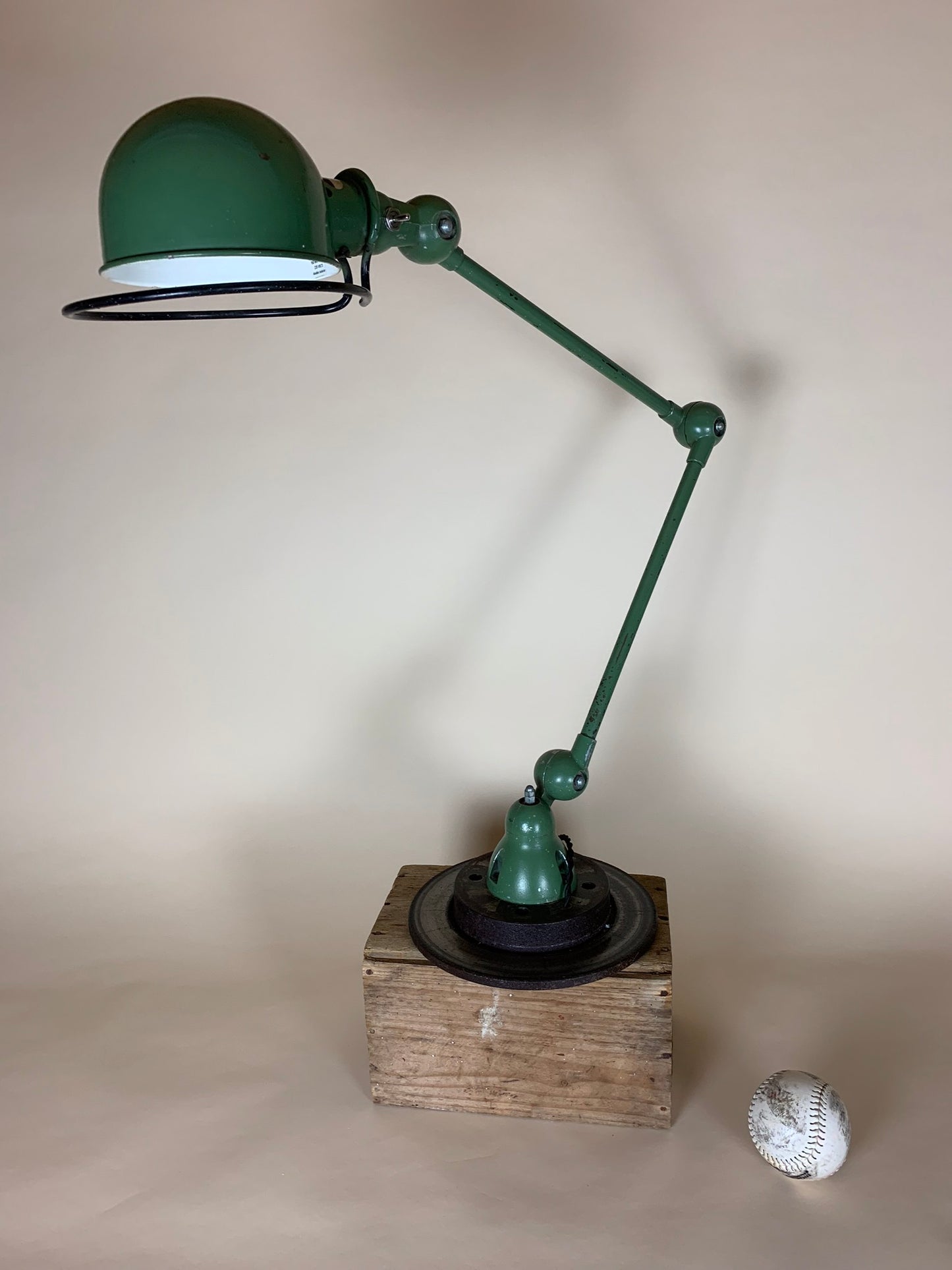 Jieldé Lampe in Grün für Wand oder Tisch