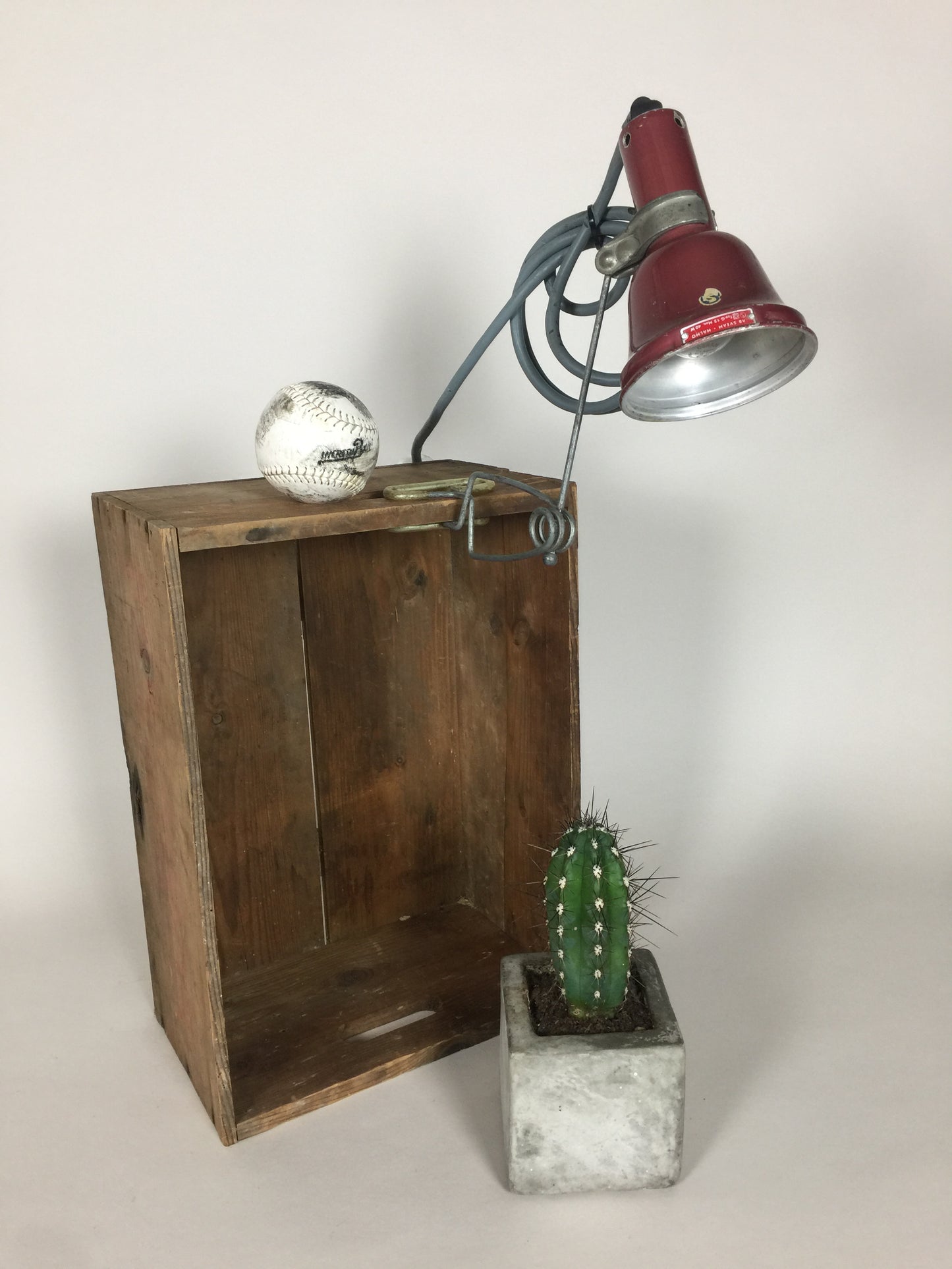 Industrielle und grobe Klemmlampe aus Schweden