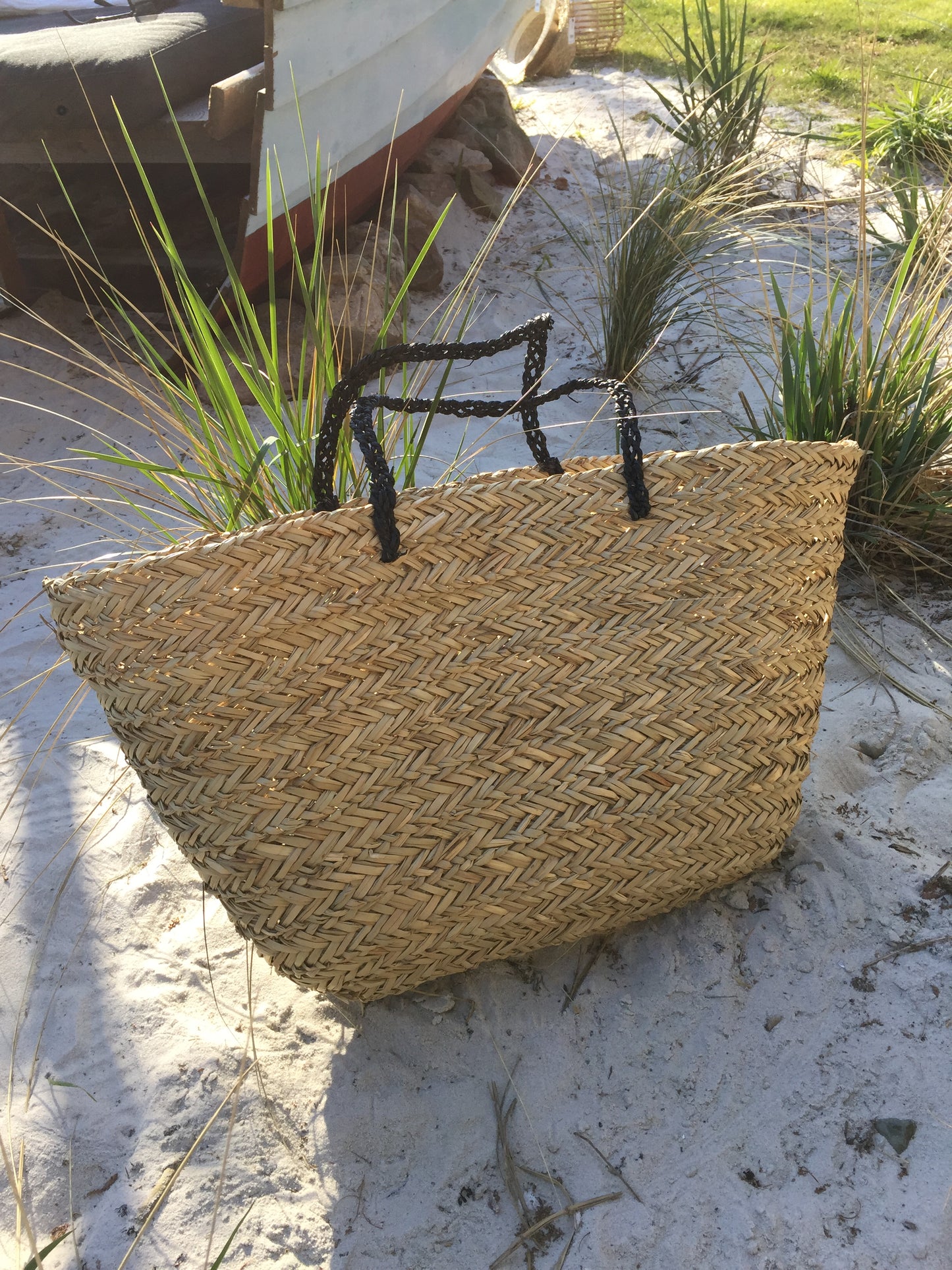 Große schöne Strandtasche