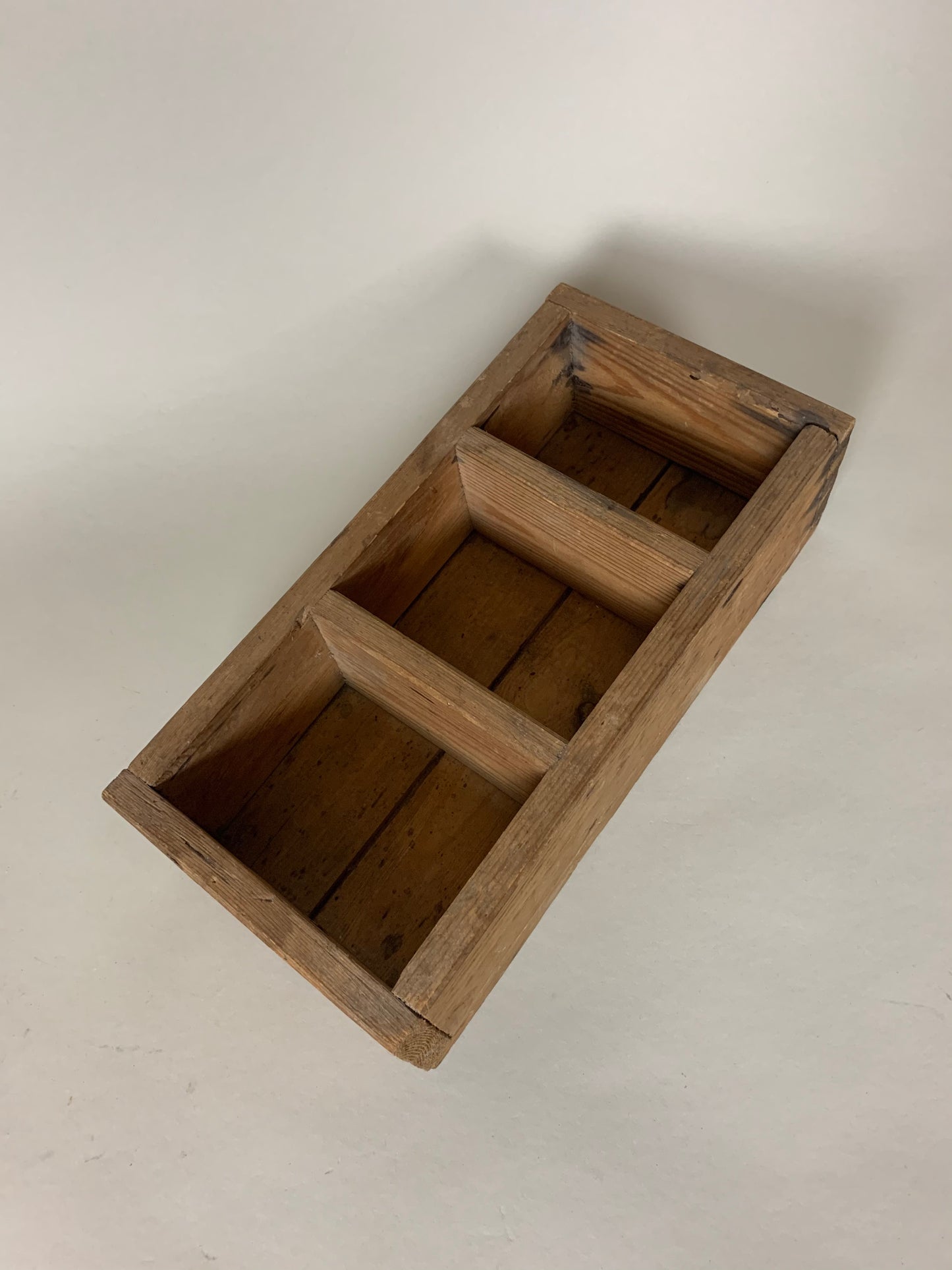 Holzkiste mit Platz