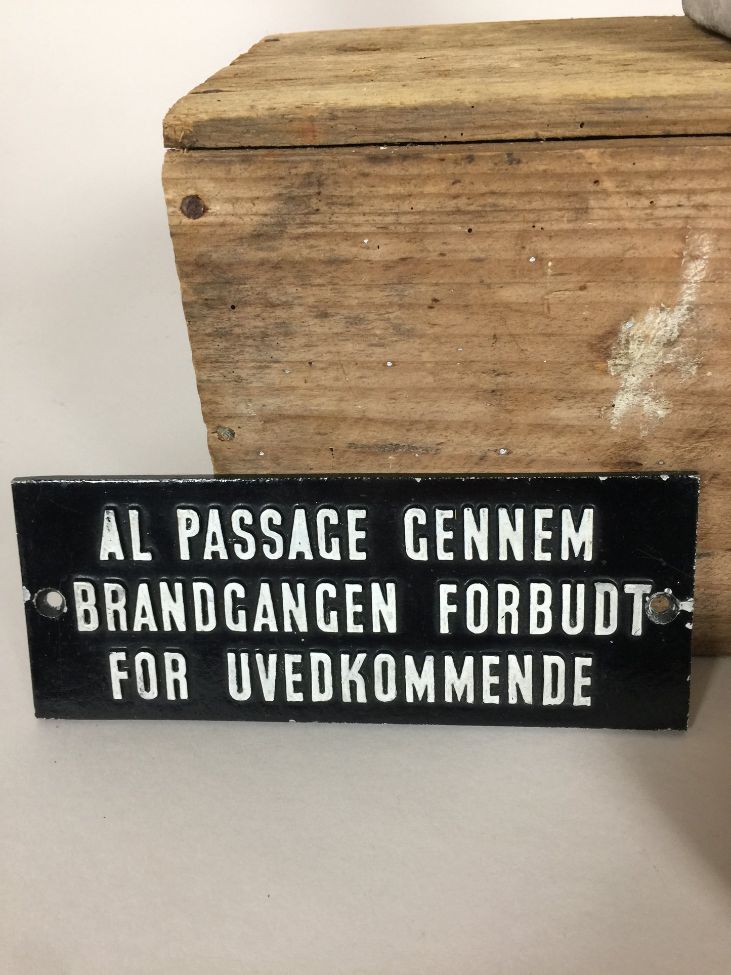 Lustiges altes Schild