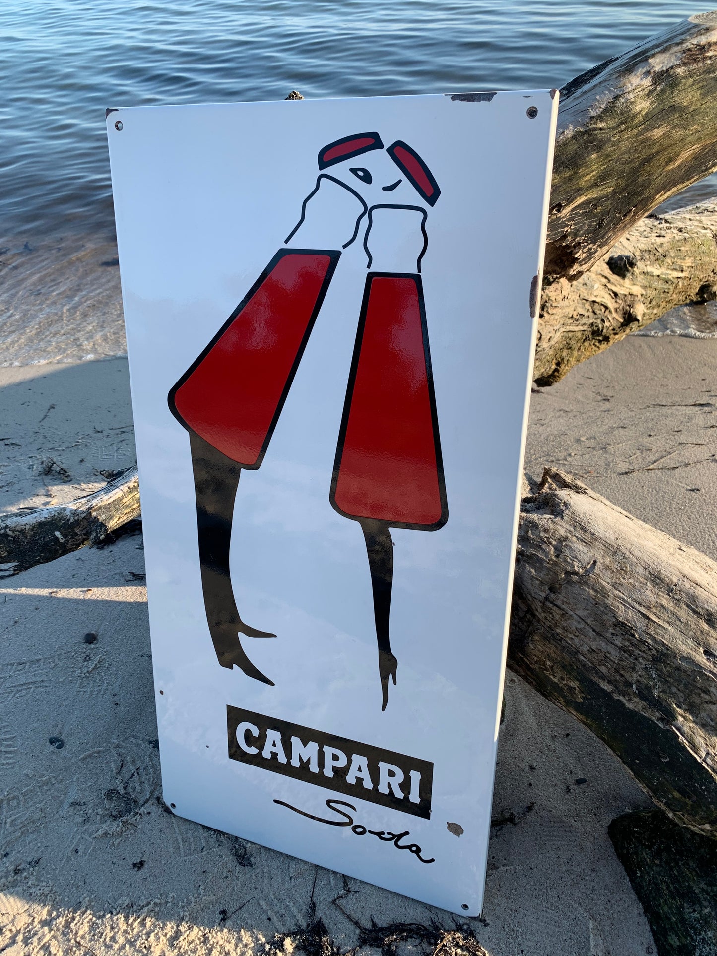 Campari-Emailschild