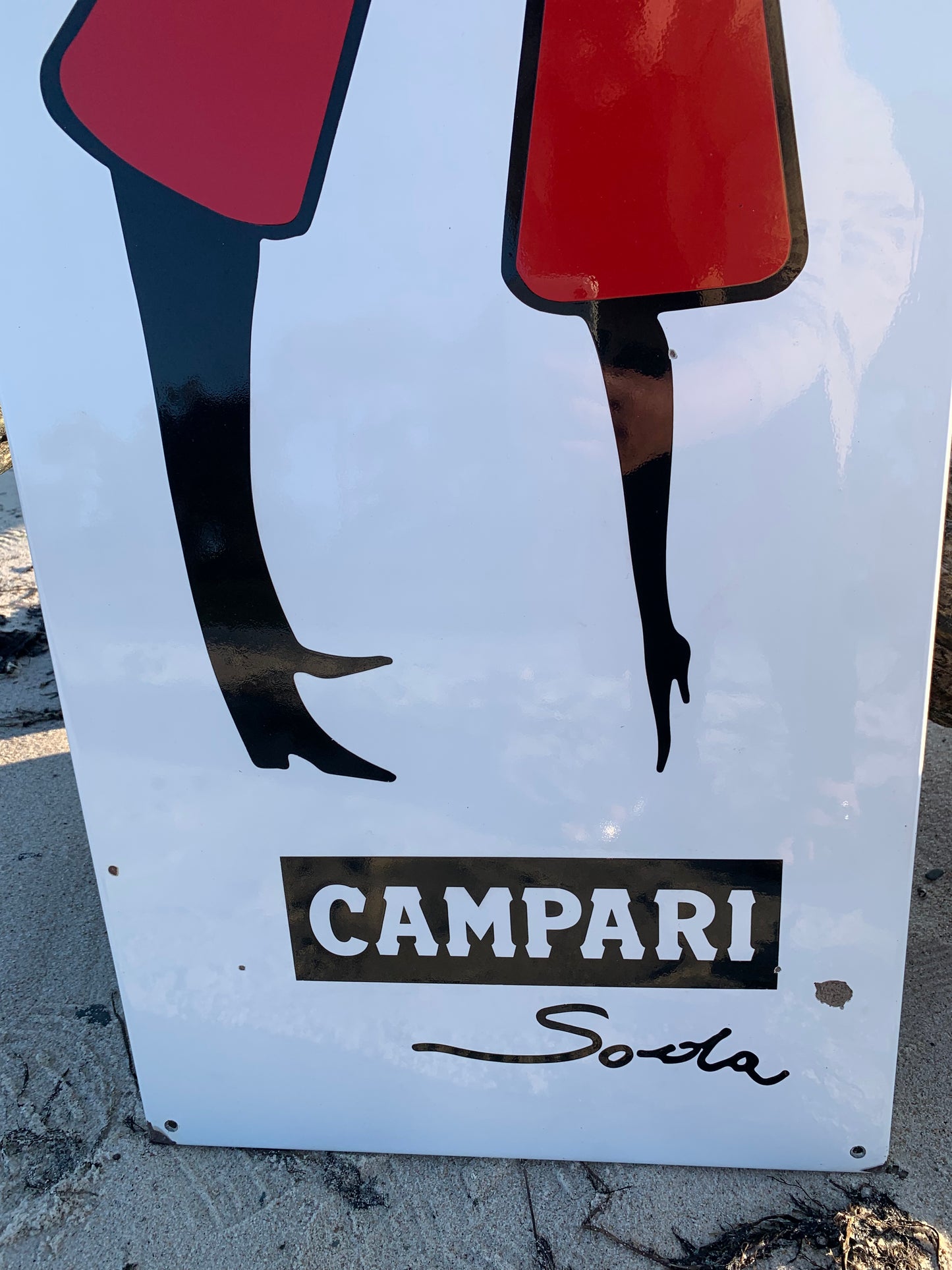 Campari-Emailschild