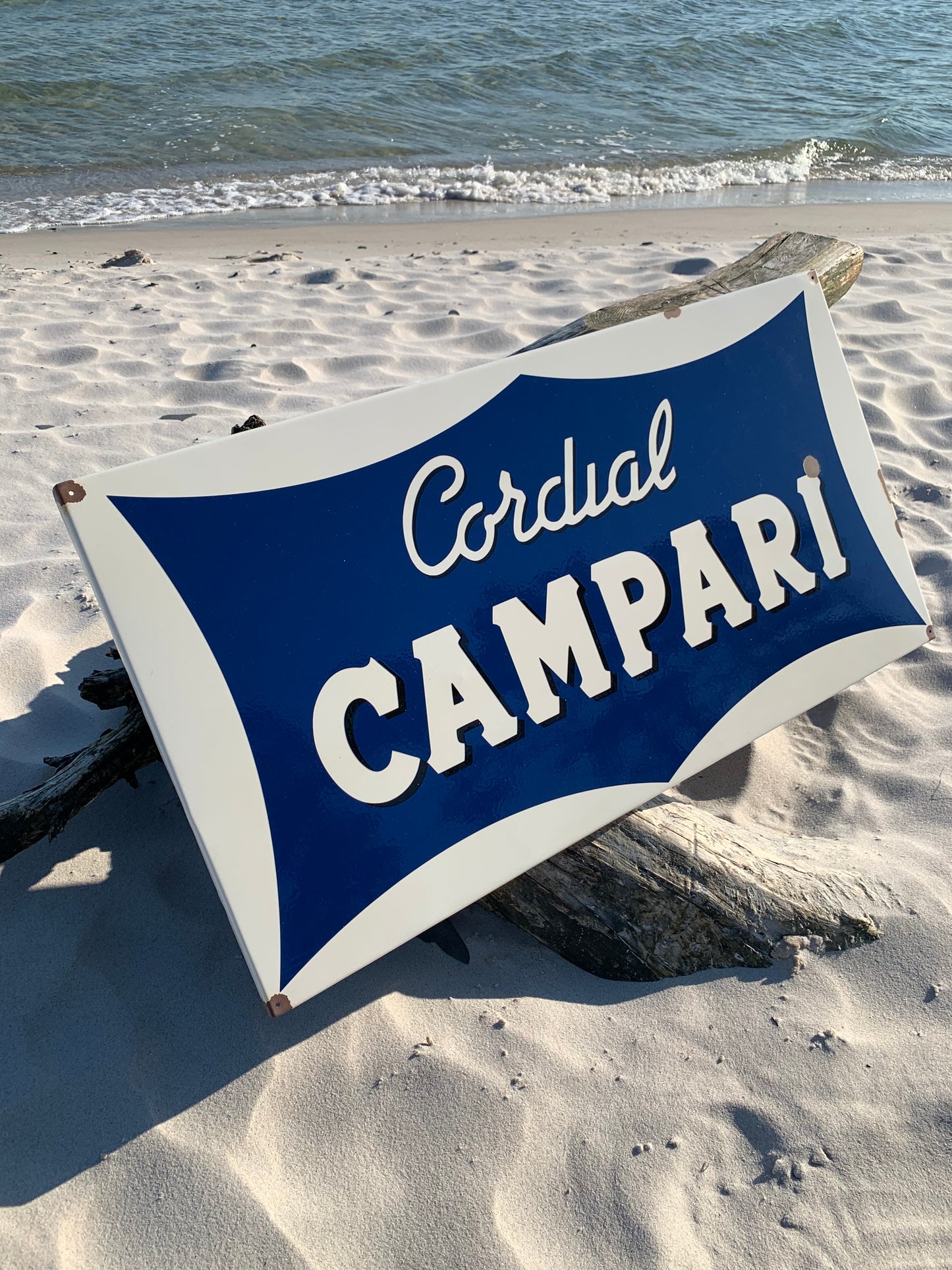 Emailleschild - Campari