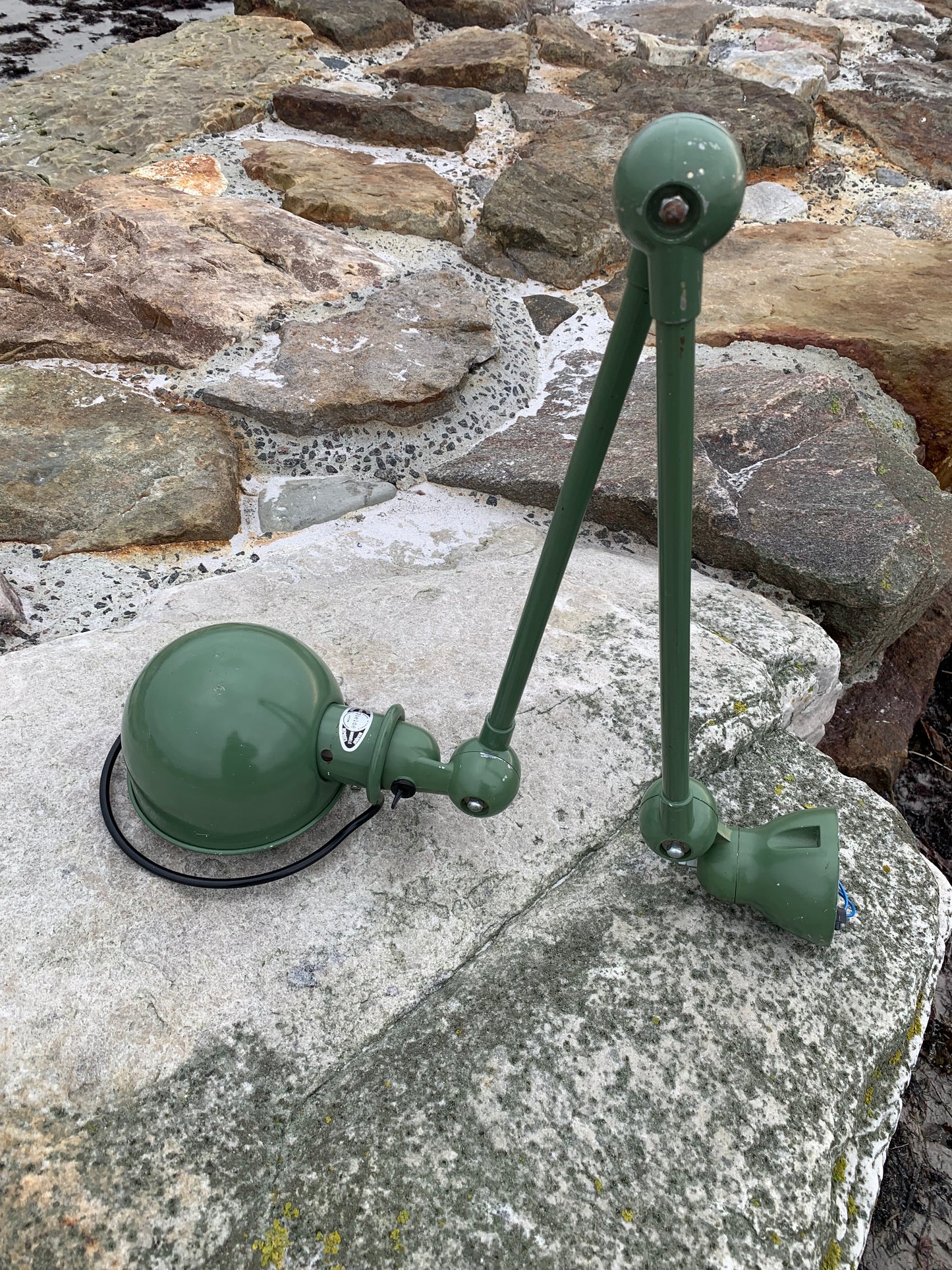 Jieldé Wand-/Deckenleuchte mit zwei Armen - Grün