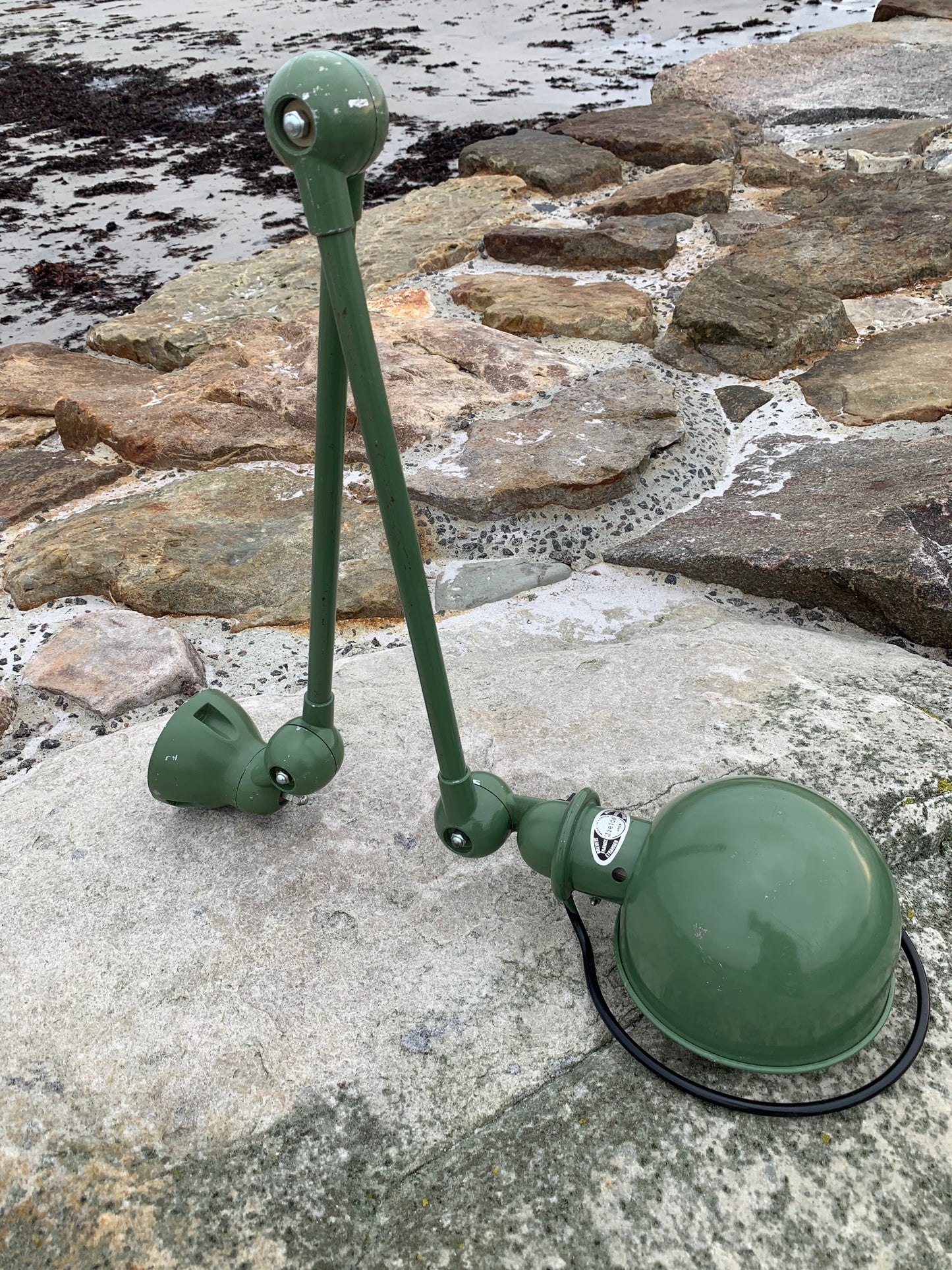 Jieldé Wand-/Deckenleuchte mit zwei Armen - Grün