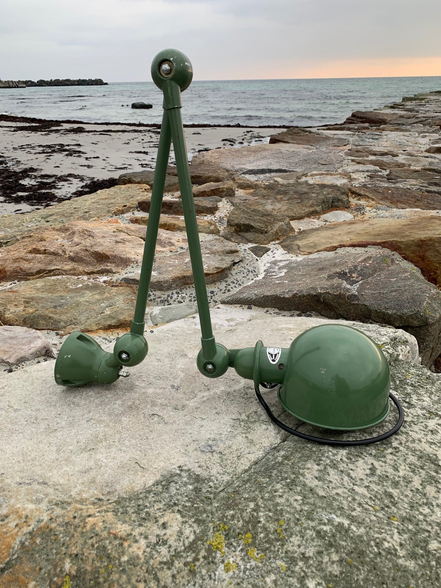 Jieldé Wand-/Deckenleuchte mit zwei Armen - Grün