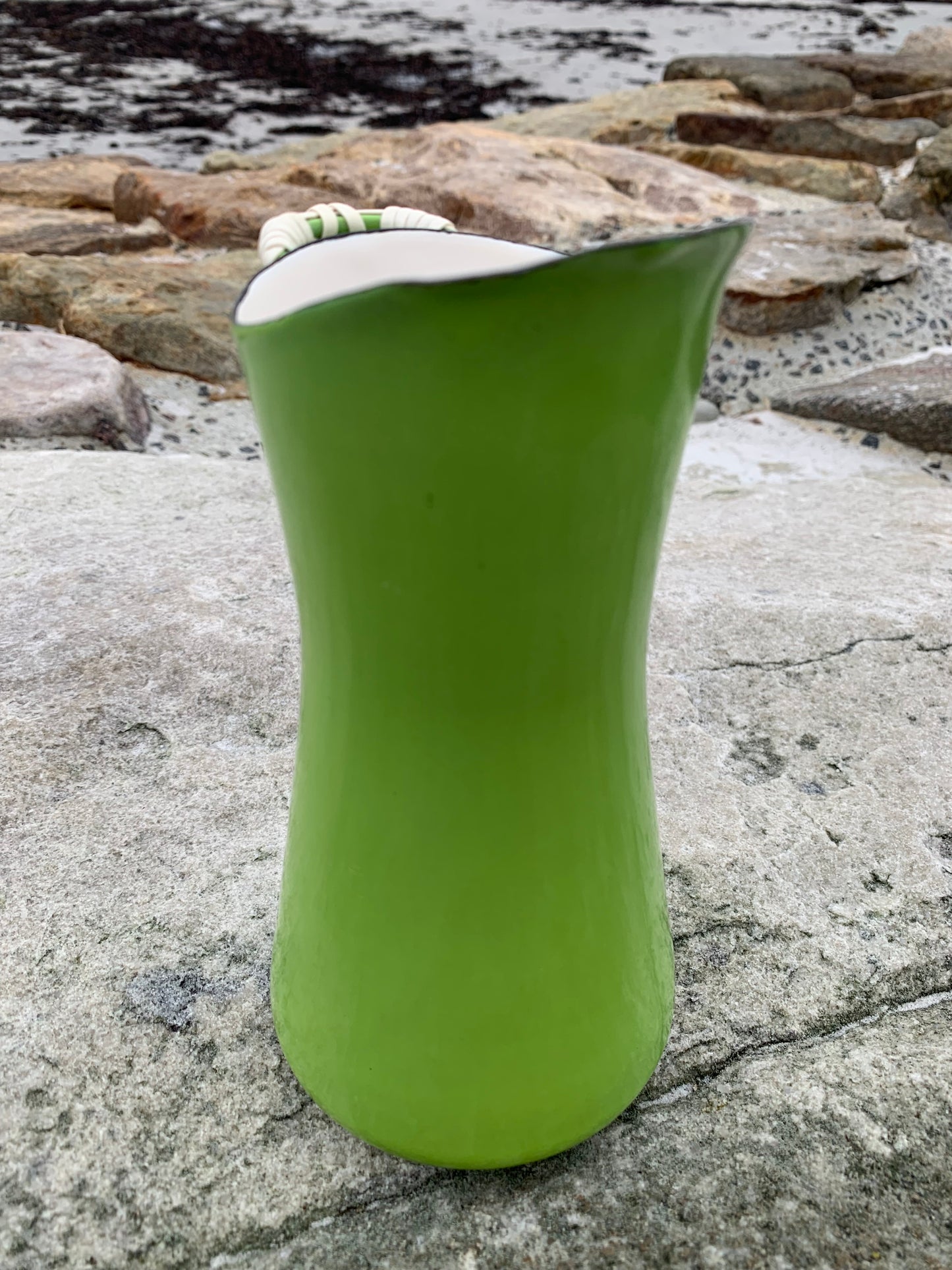 Quistgaard Emaillekrug - Grün