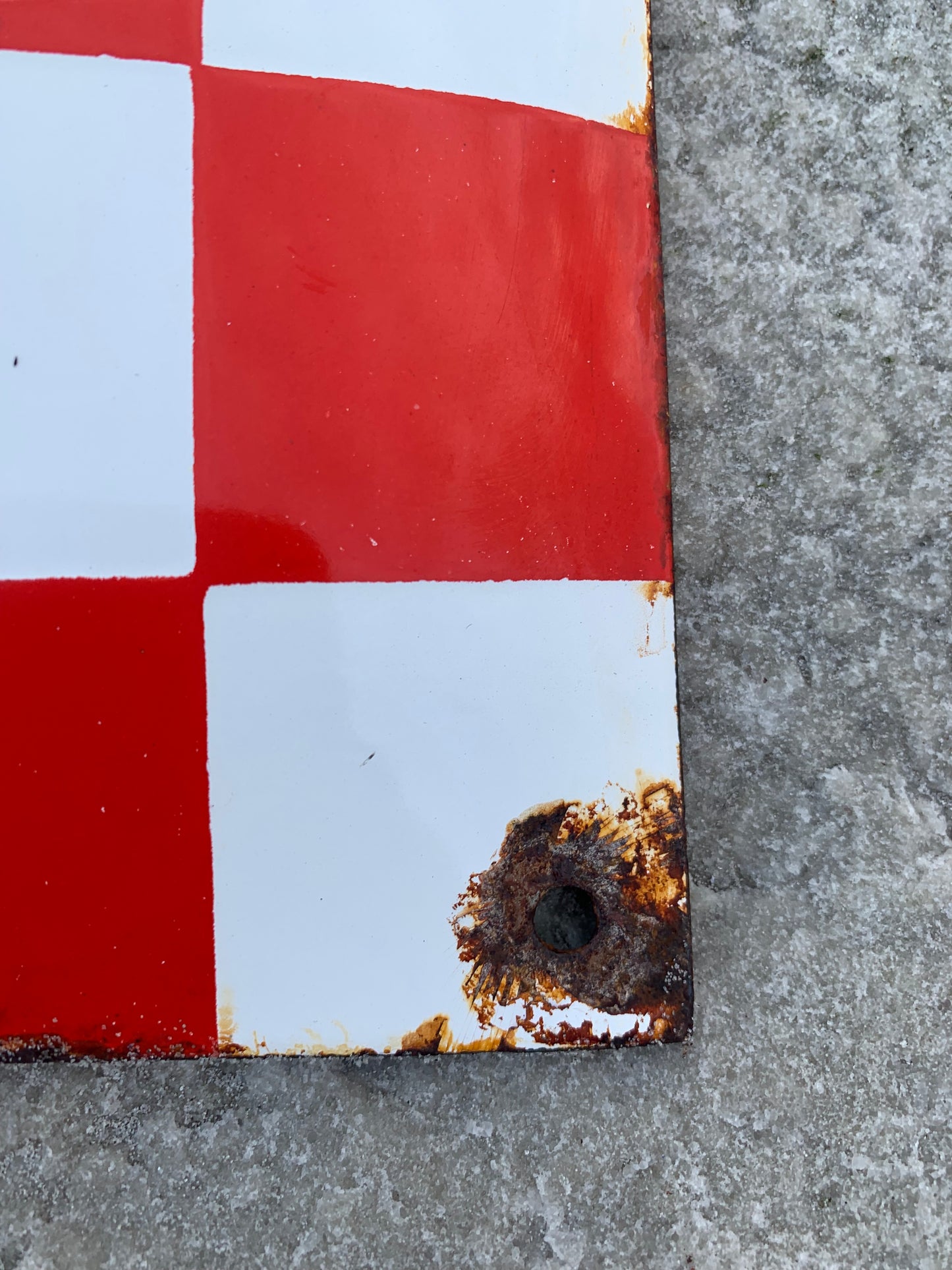 Tim und Vespa-Schild