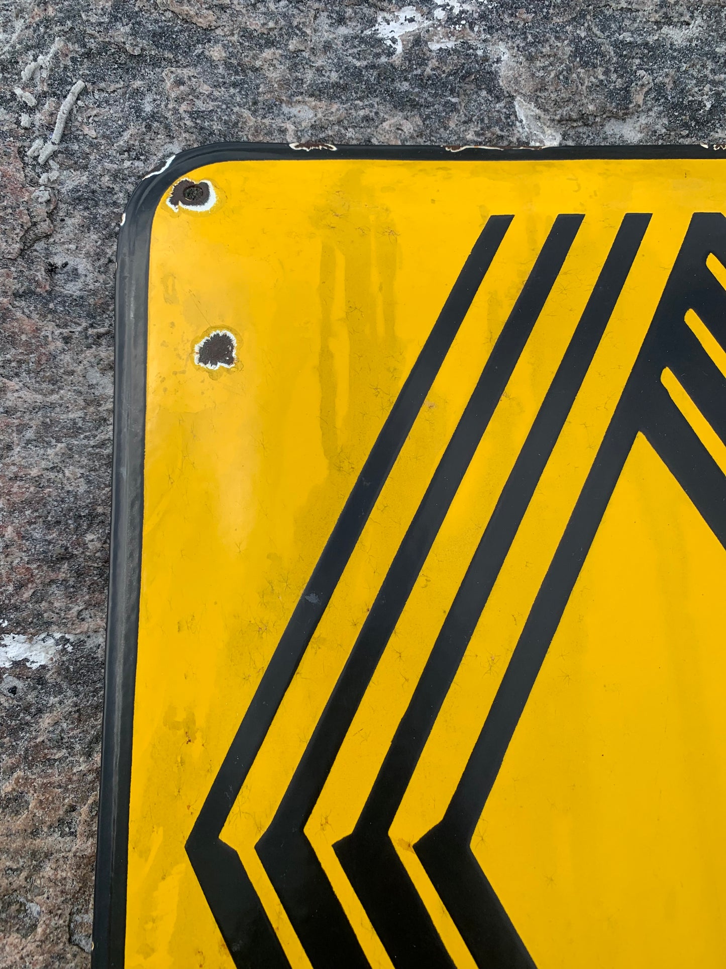 Emailleschild mit lustiger Geschichte