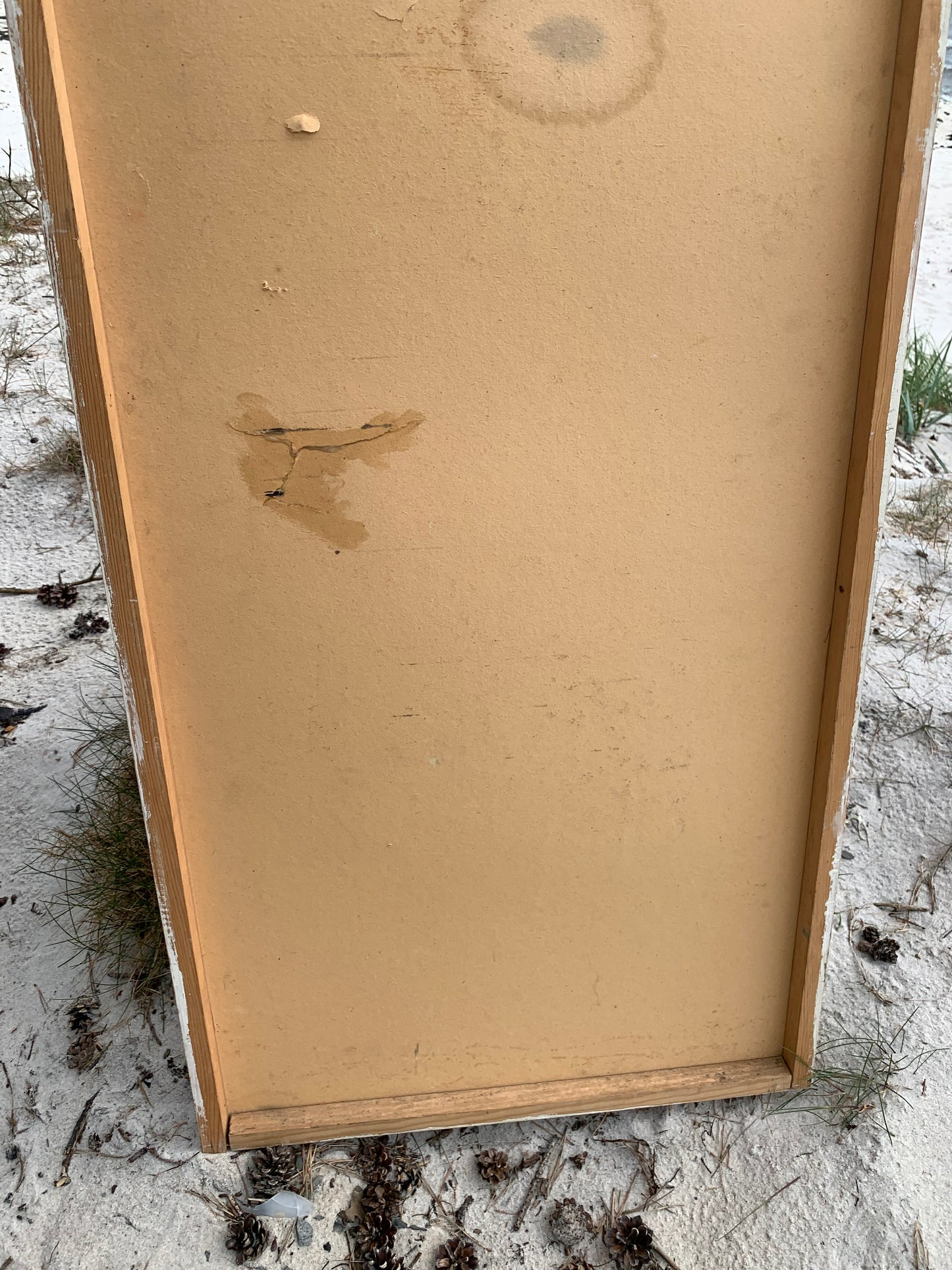 Altes Mazetti Werbeschild im Holzrahmen