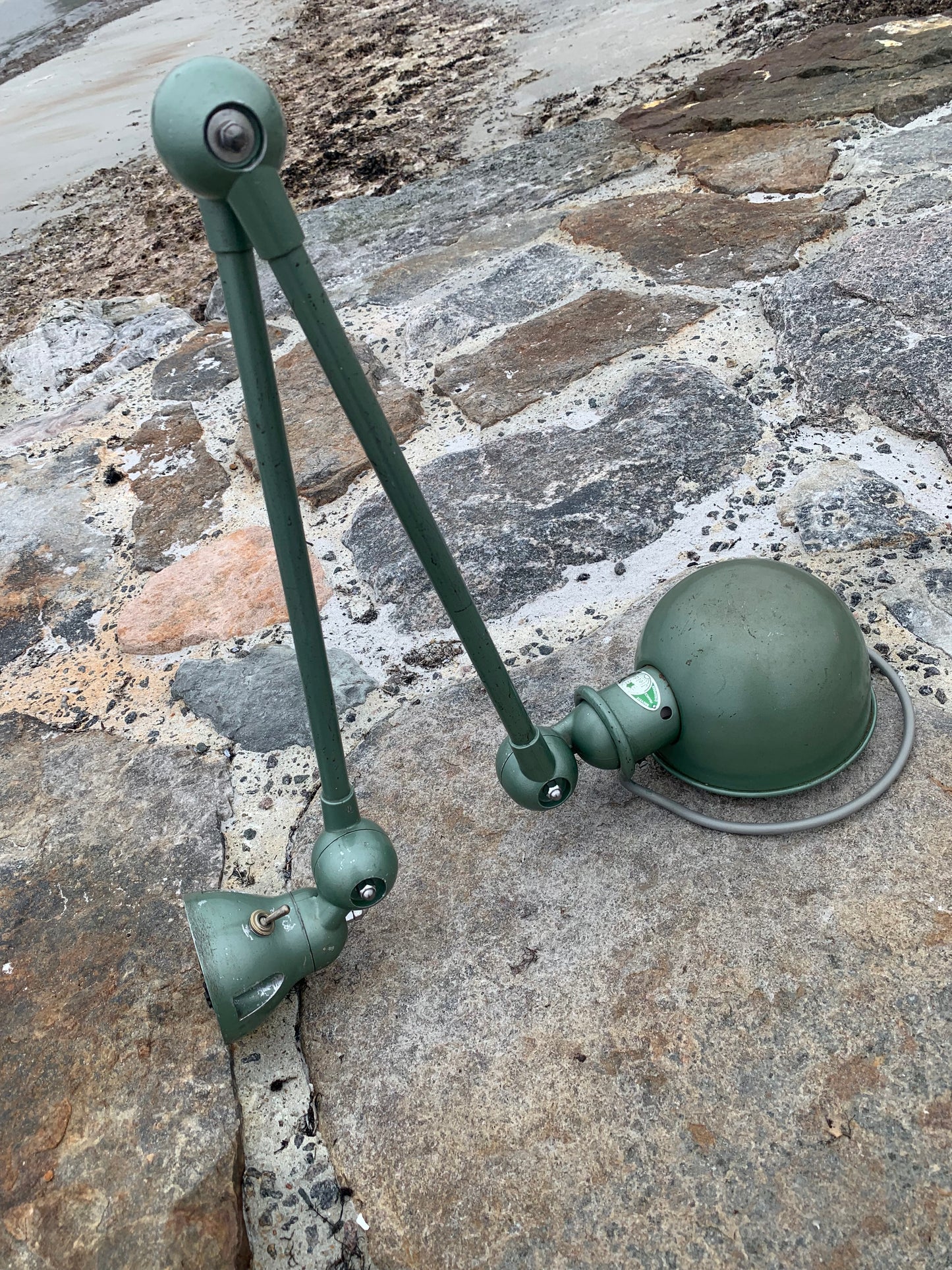 Jieldé Wand-/Deckenleuchte mit 2 Armen - Grün