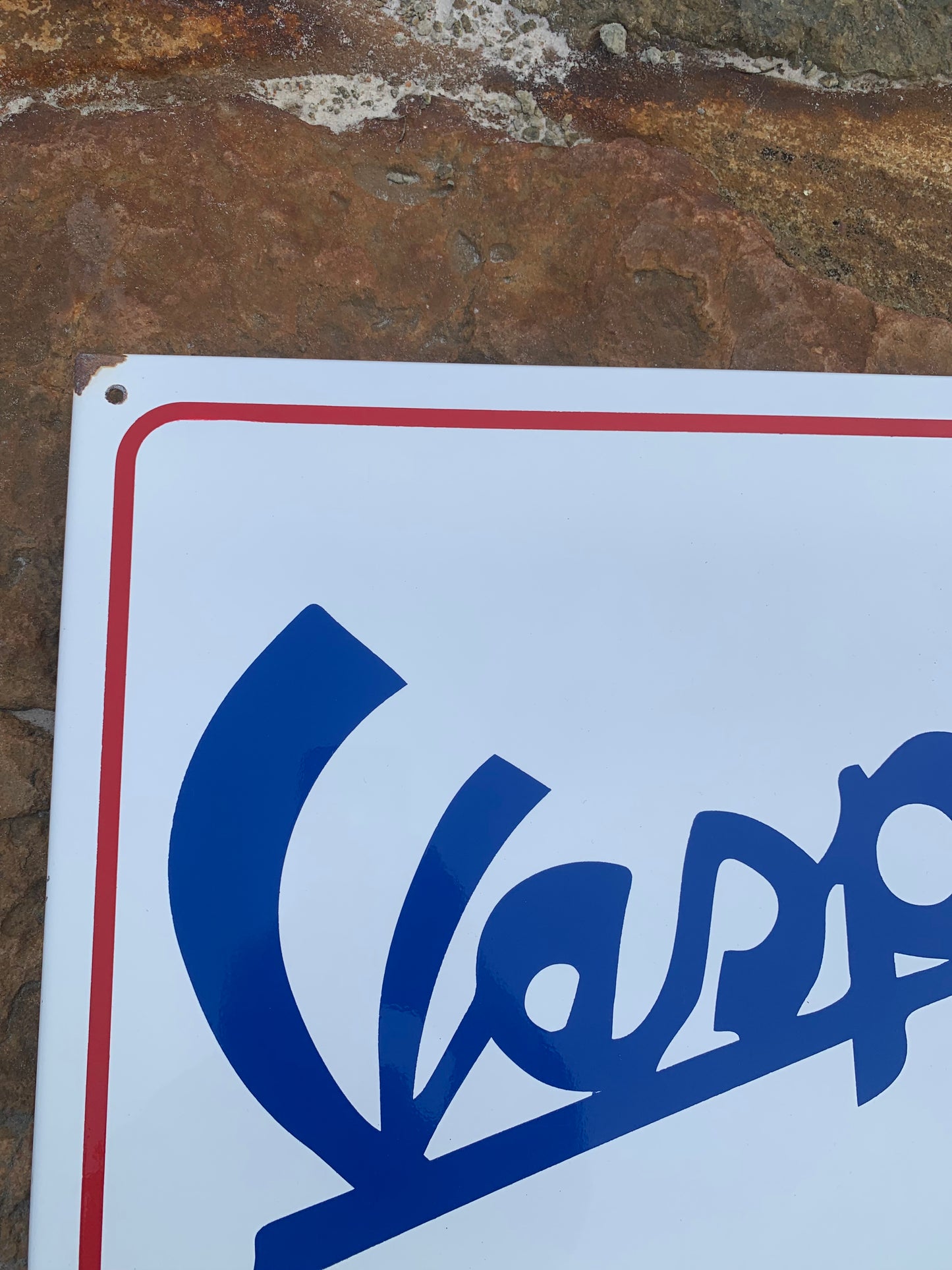 Vespa-Emailschild